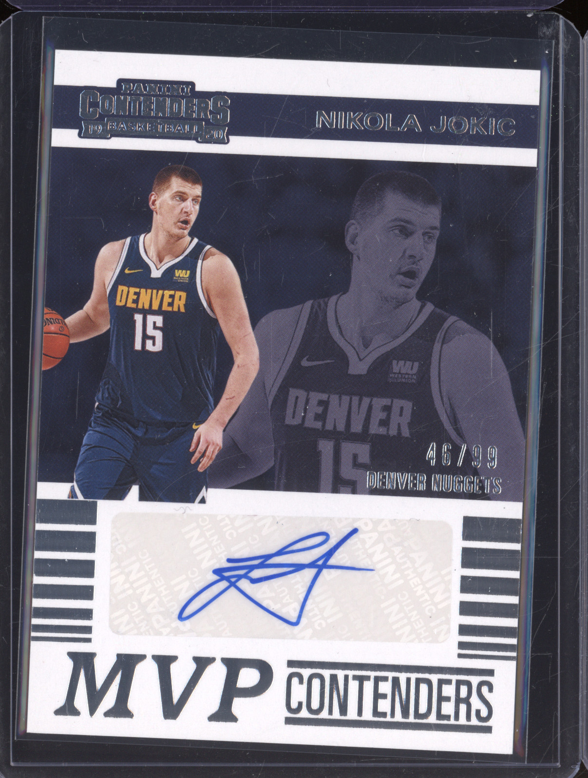 2019 Panini Contenders MVP #MVP-NJK Nikola Jokic — front