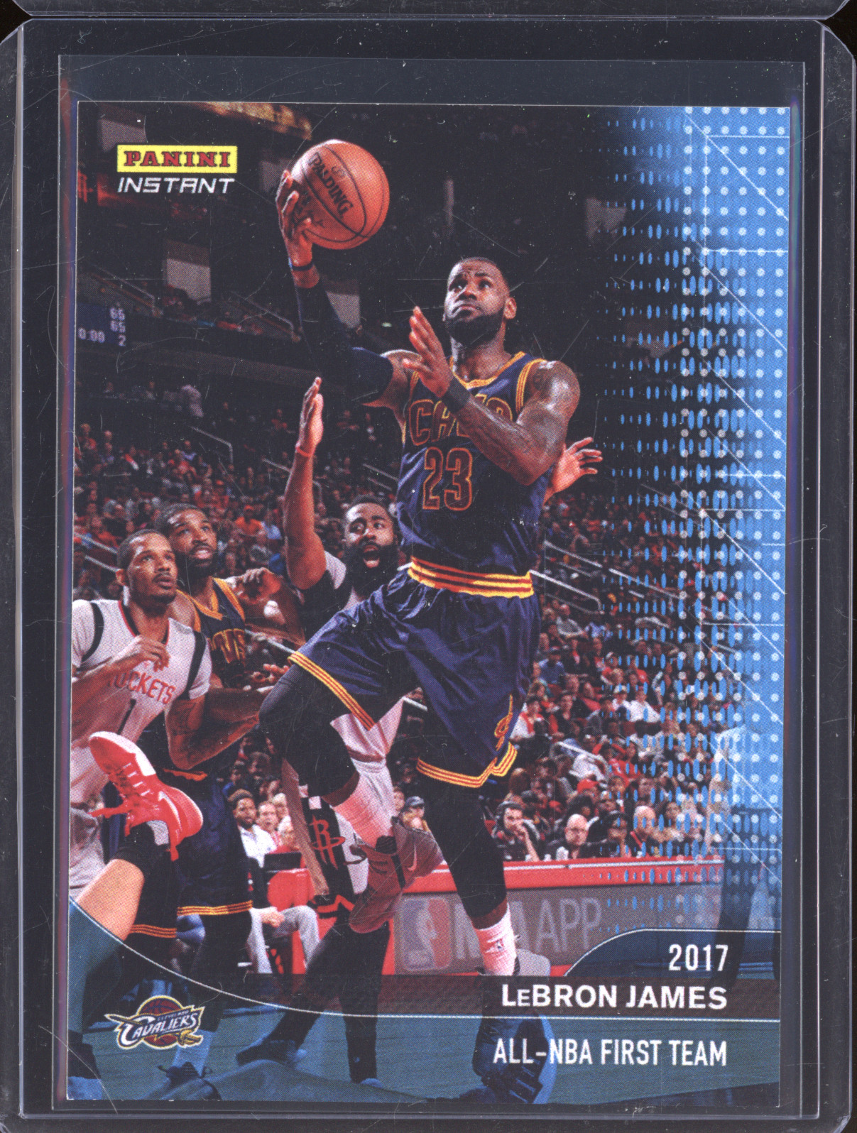 2017 Panini Instant LeBron James All-NBA First Team — front