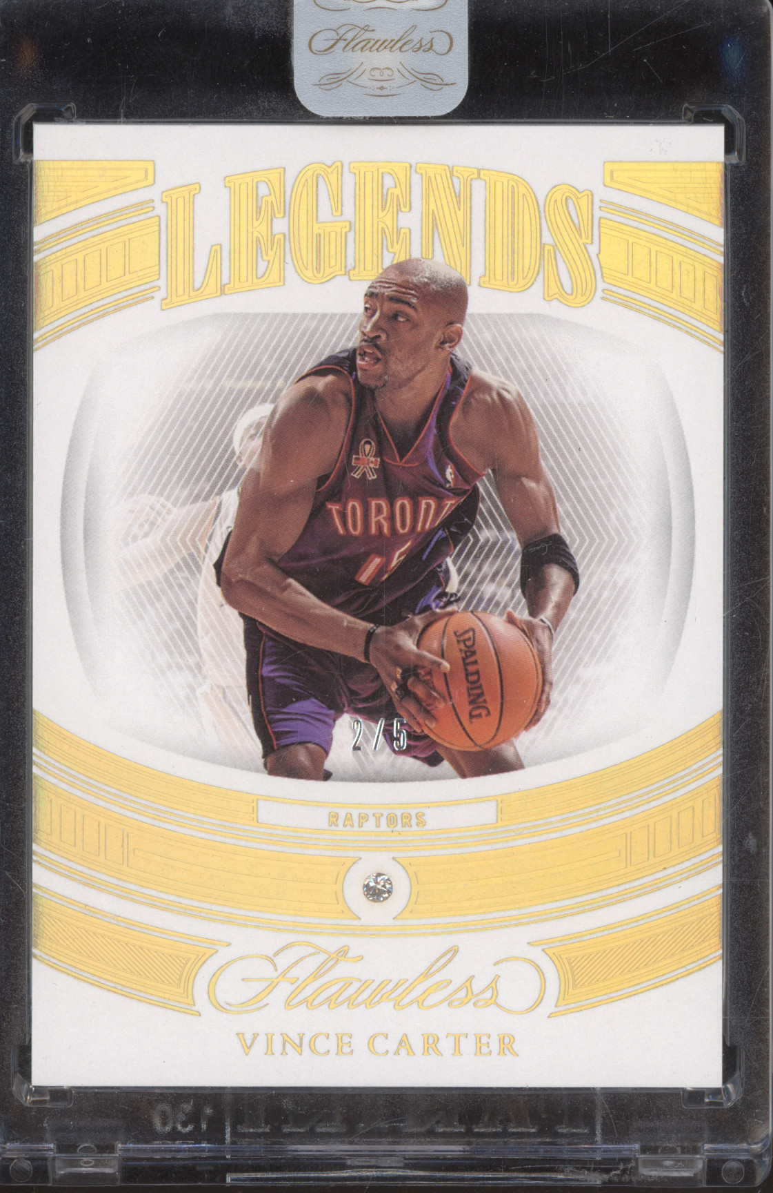 2021 Panini Flawless Legends #Vince Carter — front