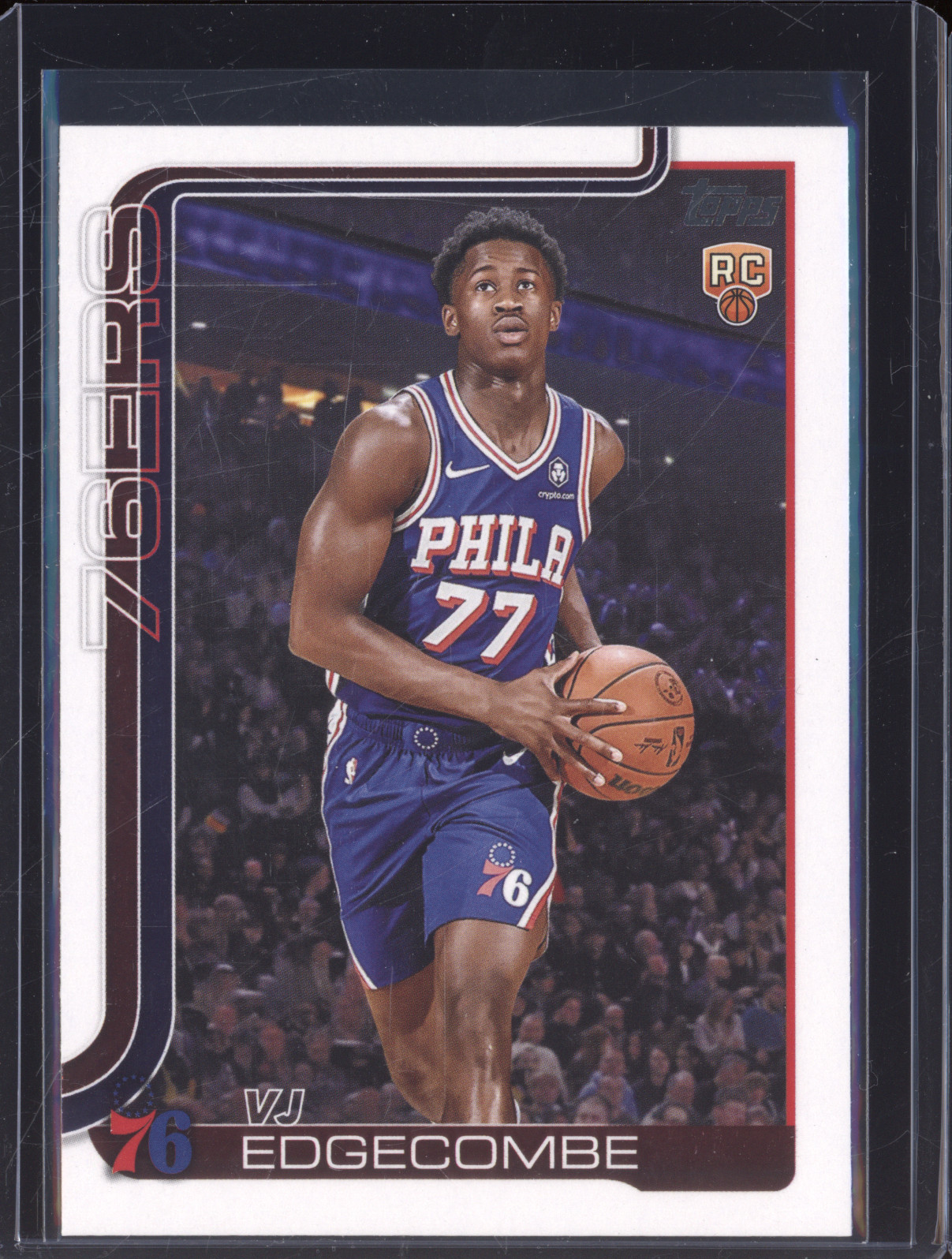 2025-26 Topps #203 VJ Edgecombe Rookie Card — front