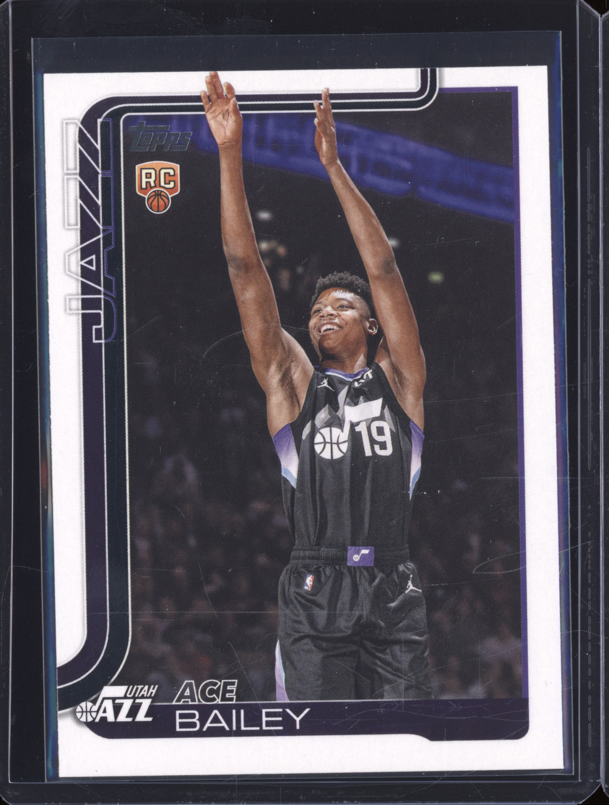 2025-26 Topps #205 Ace Bailey Rookie Utah Jazz — front
