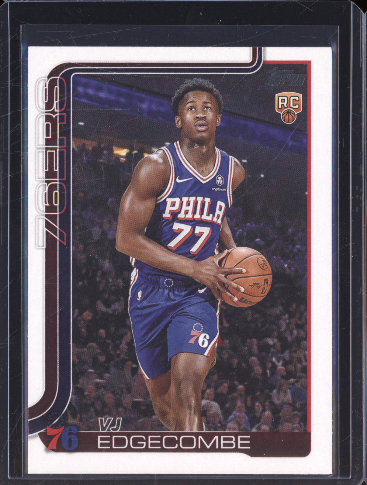 2025-26 Topps #203 VJ Edgecombe Rookie Card — front