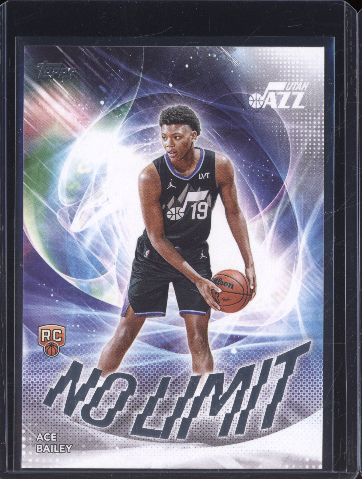 2025-26 Topps No Limit #NL-5 Ace Bailey Rookie No Limit Jazz — front