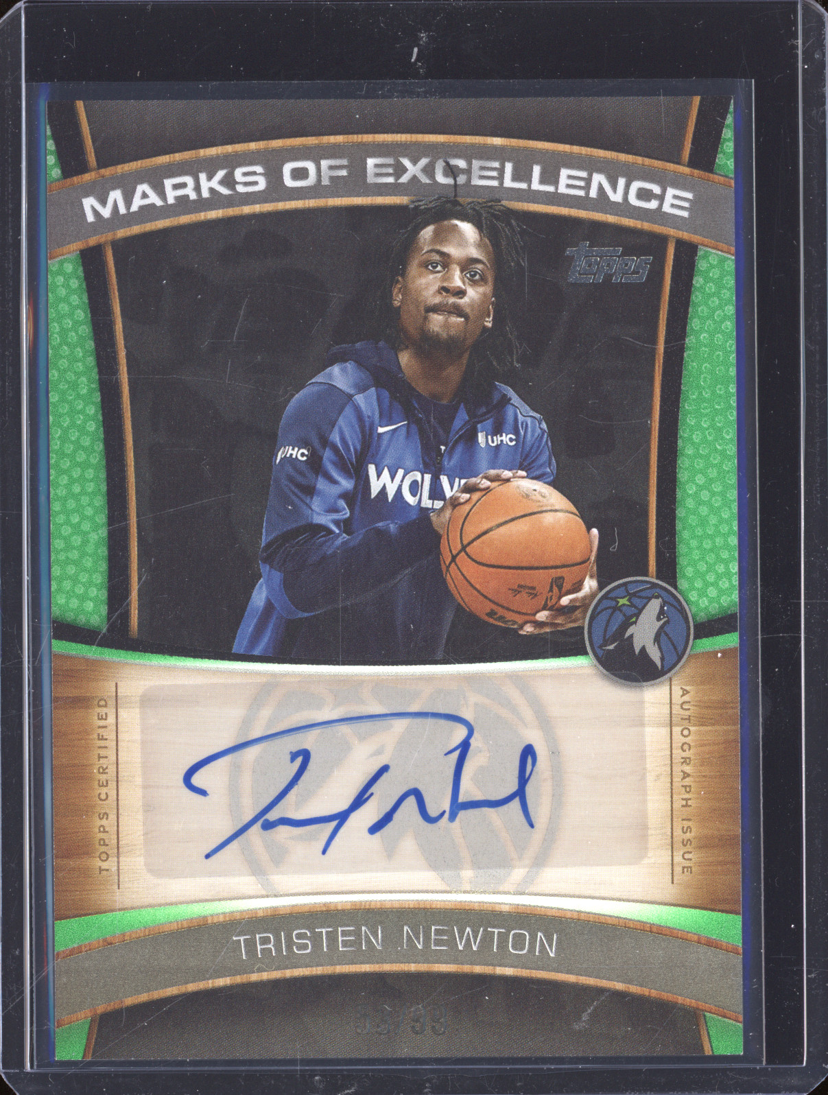 2025-26 Topps Marks of Excellence #ME-TN Tristen Newton — front