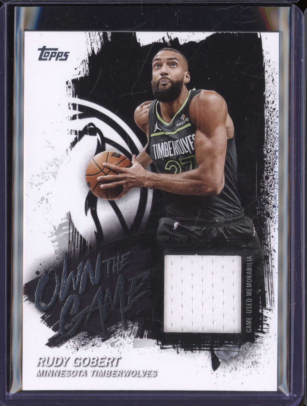 2025-26 Topps #OTGA-RG Rudy Gobert Own The Game Patch — front