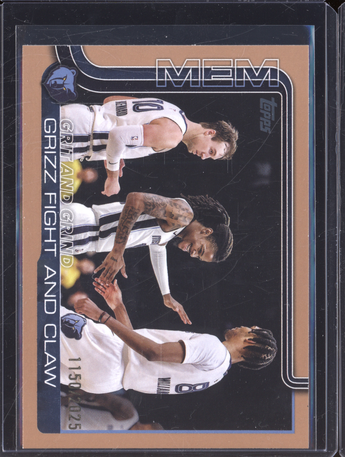 2025-26 Topps #298 Memphis Grizzlies Grit and Grind — front