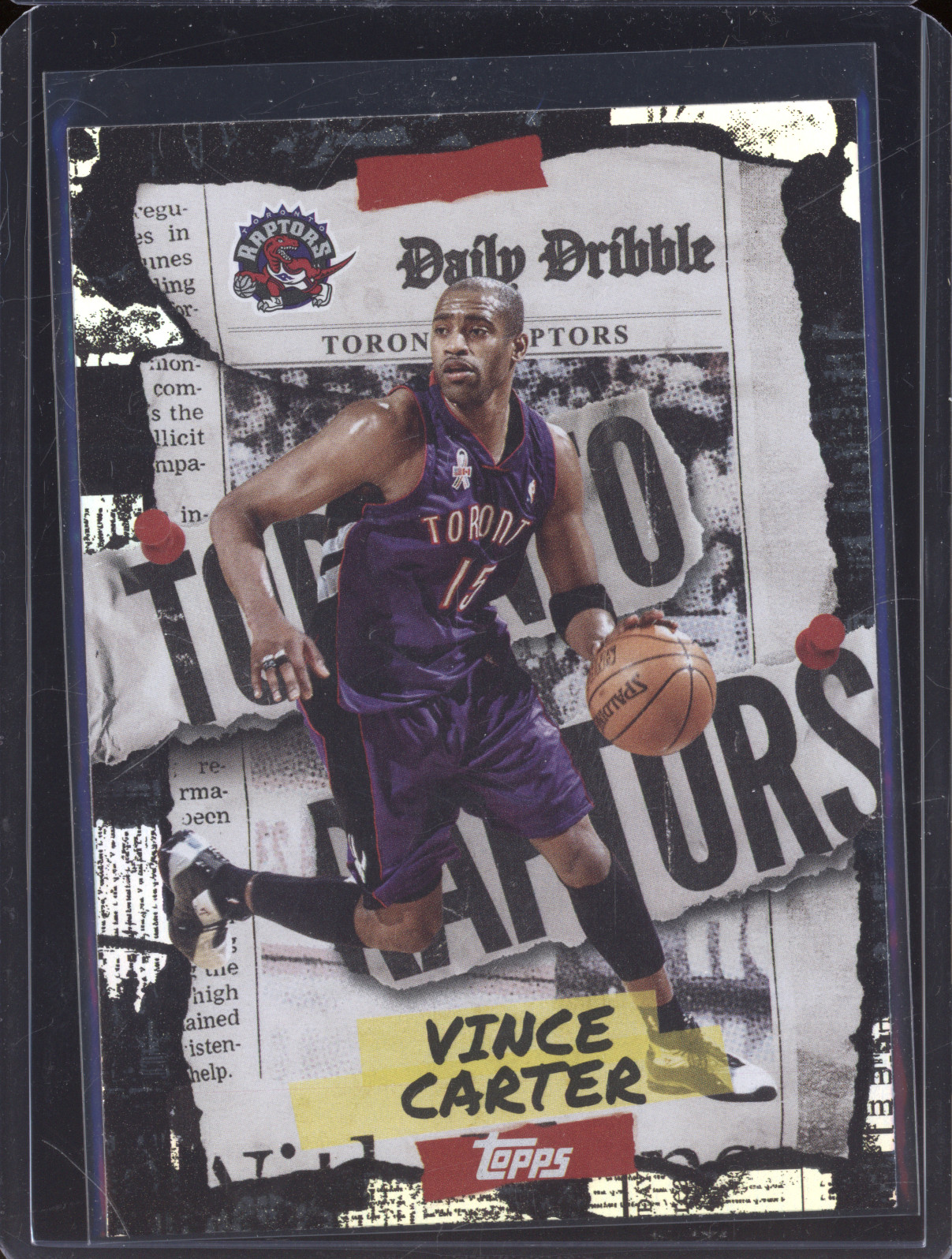 2025-26 Topps Daily Dribble #DD-30 Vince Carter — front
