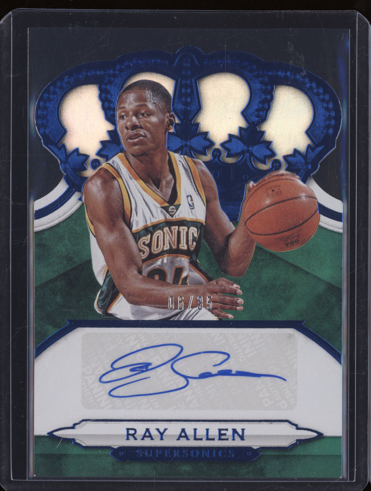 2018-19 Panini Crown Royale #CA-RA Ray Allen — front