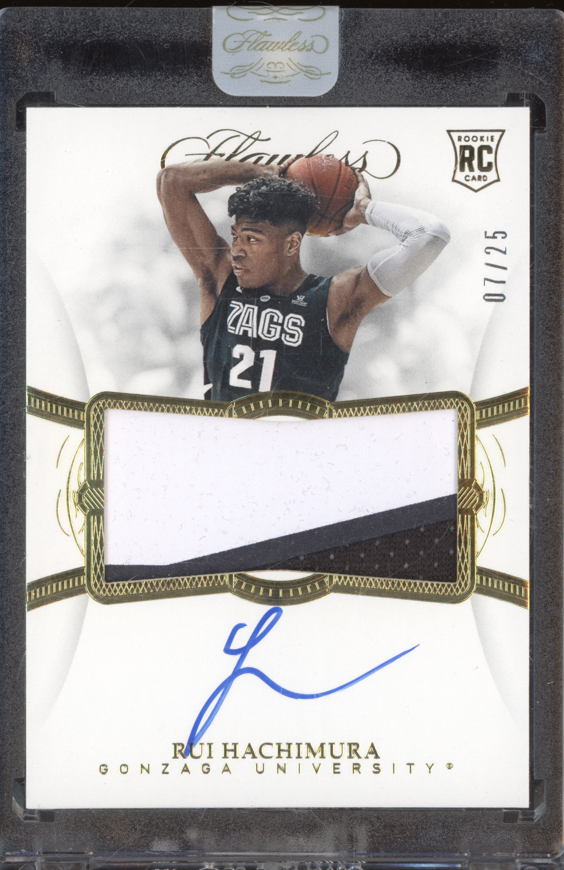 2019-20 Panini Flawless Collegiate #128 Rui Hachimura — front
