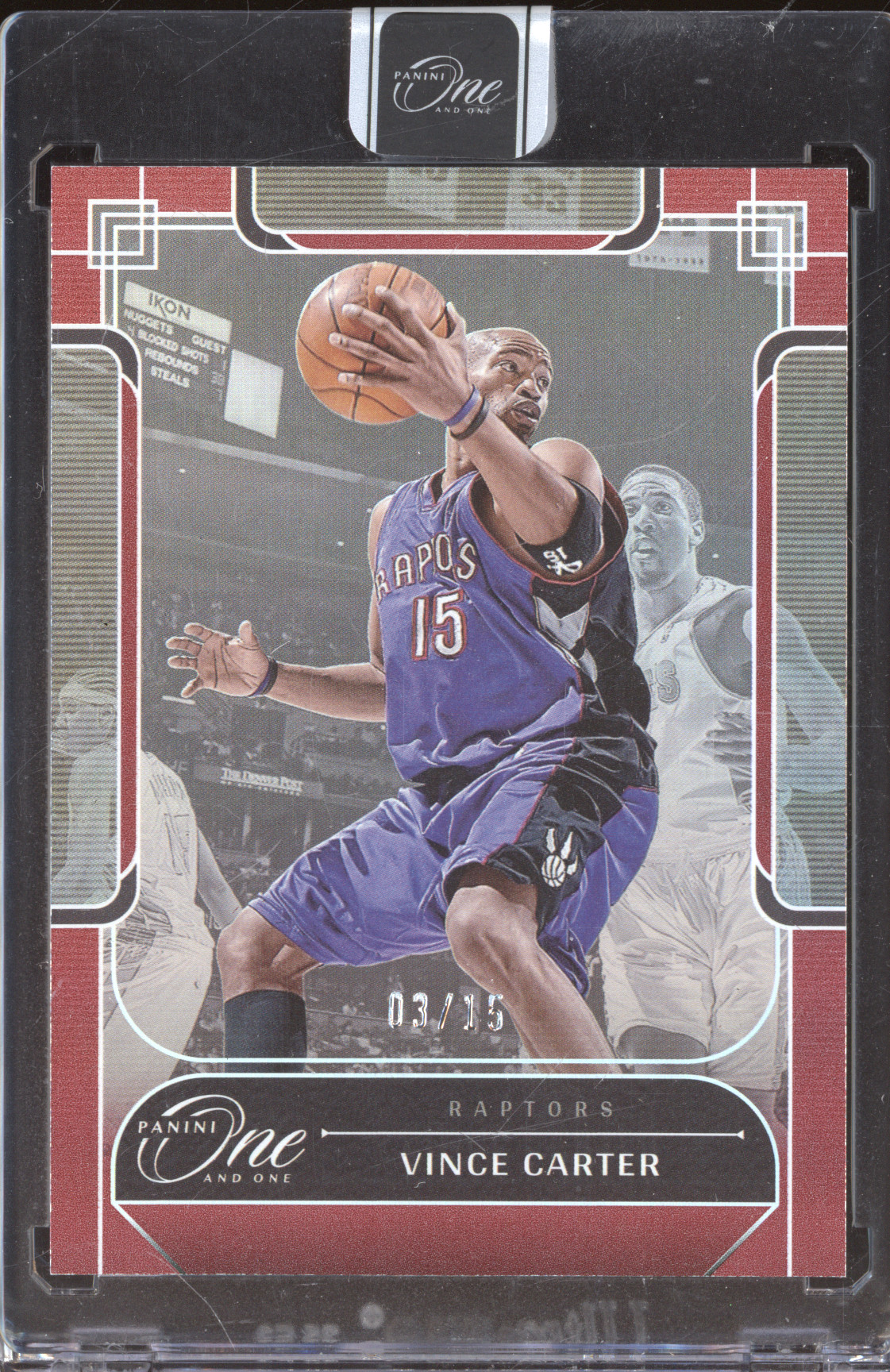 2023 Panini One and One #03/15 Vince Carter — front