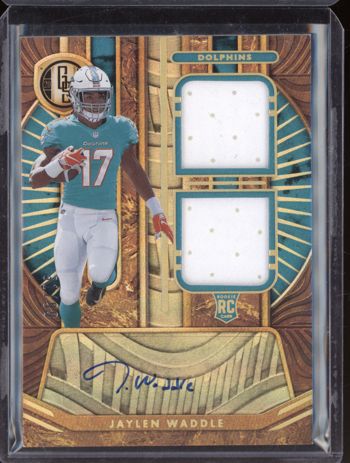 2021 Panini Gold Standard #212 Jaylen Waddle — front