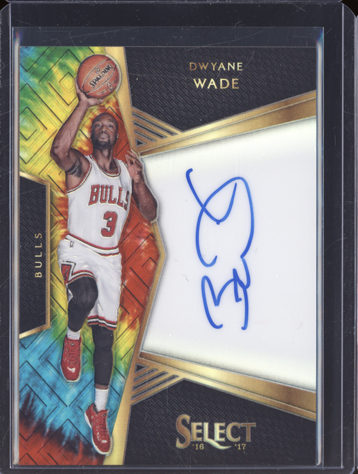 2016-17 Panini Select Signatures #14 Dwyane Wade — front