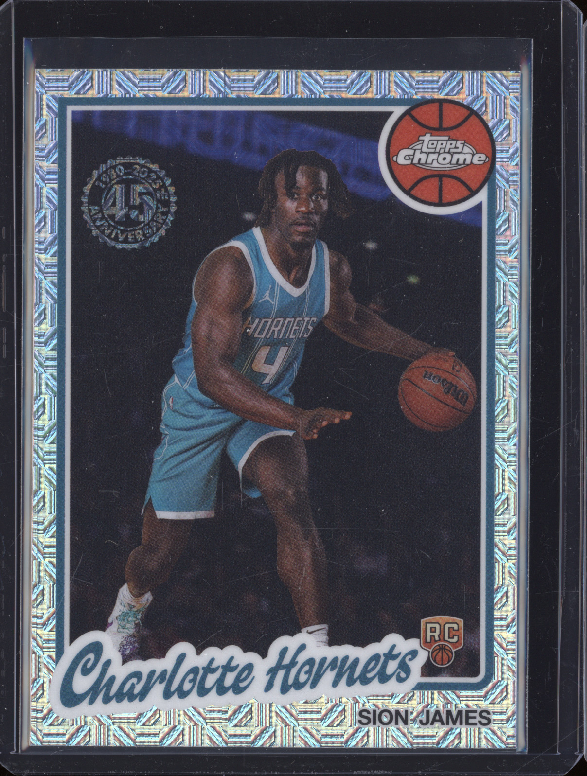 2025-26 Topps #TC-SJ Sion James 1980-81 Topps Chrome Basketball Rookie — front