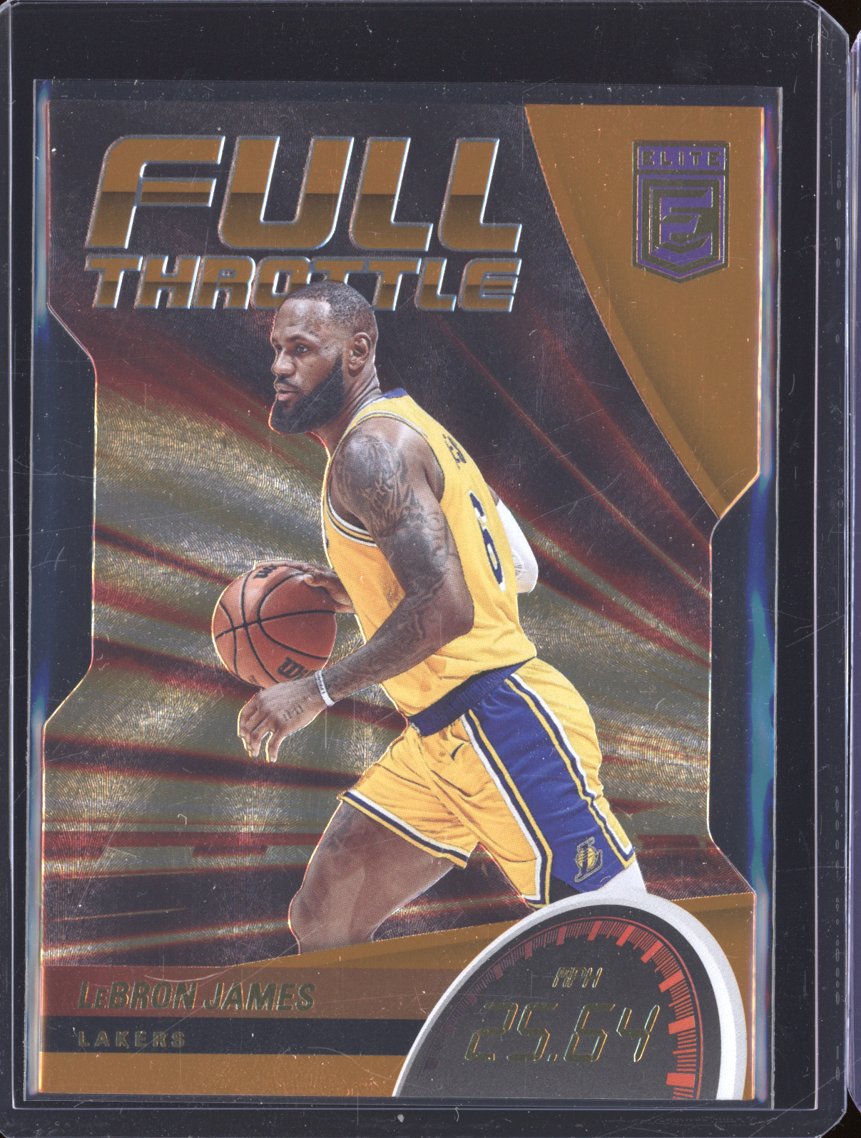2022-23 Panini Donruss Elite #10 LeBron James Full Throttle — front