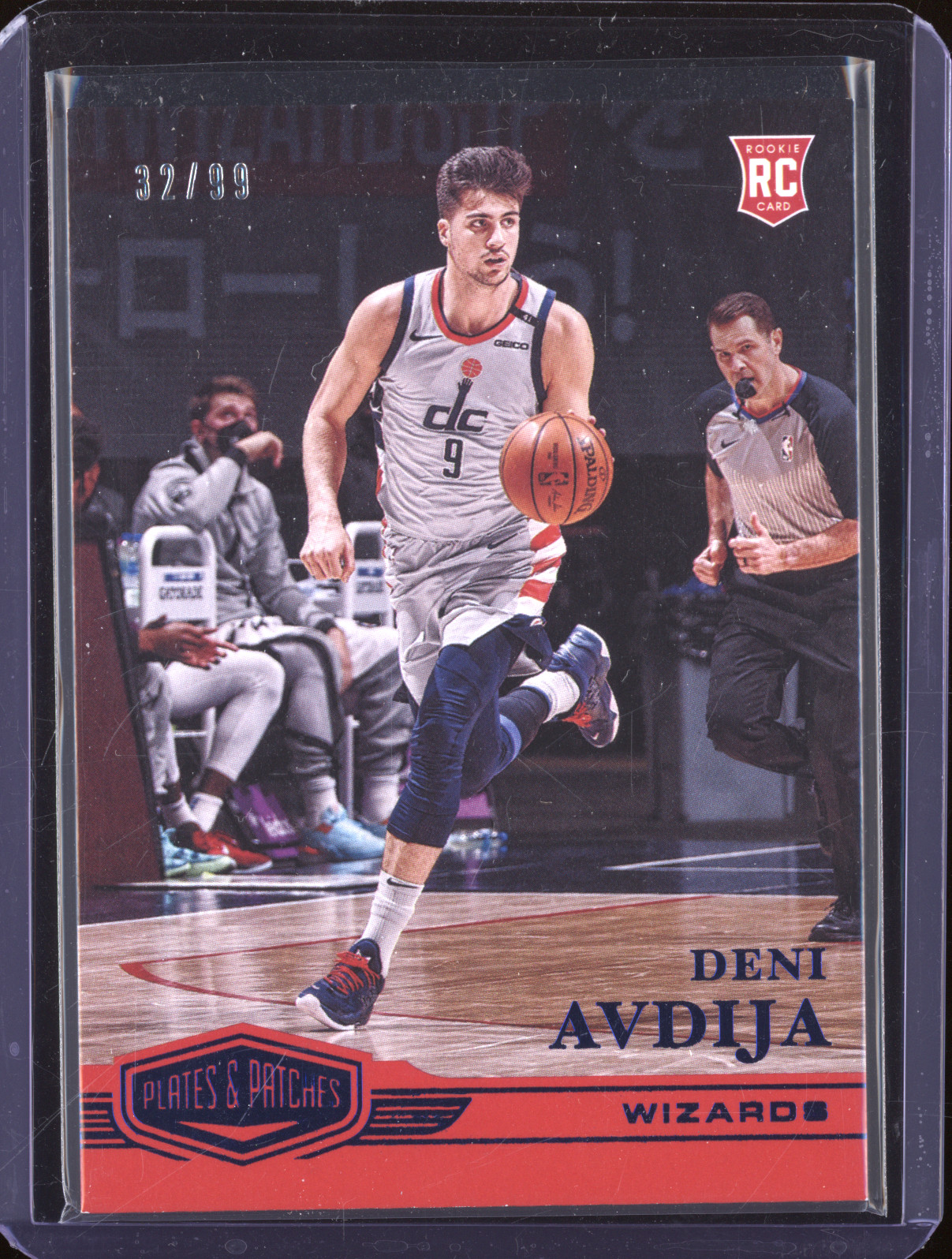 2020-21 Panini Chronicles Plates and Patches #305 Deni Avdija — front