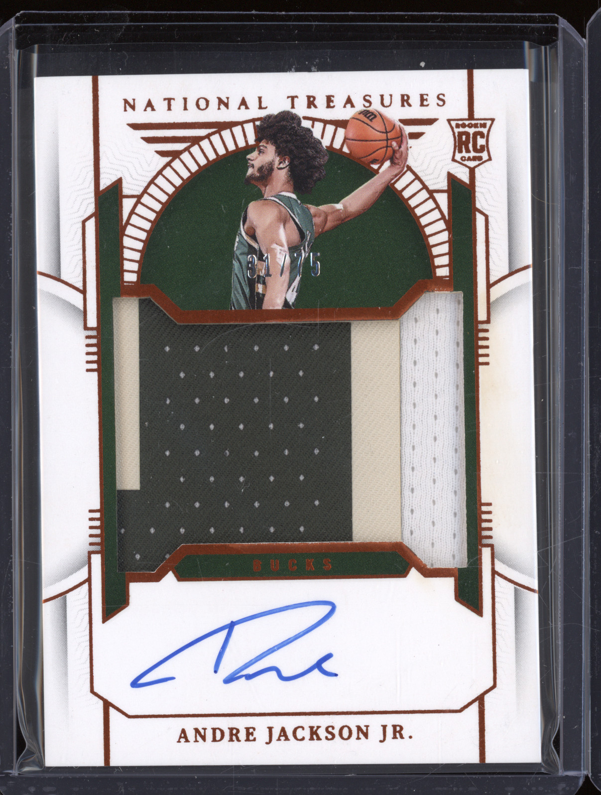 2023-24 Panini National Treasures #317 Andre Jackson Jr. — front