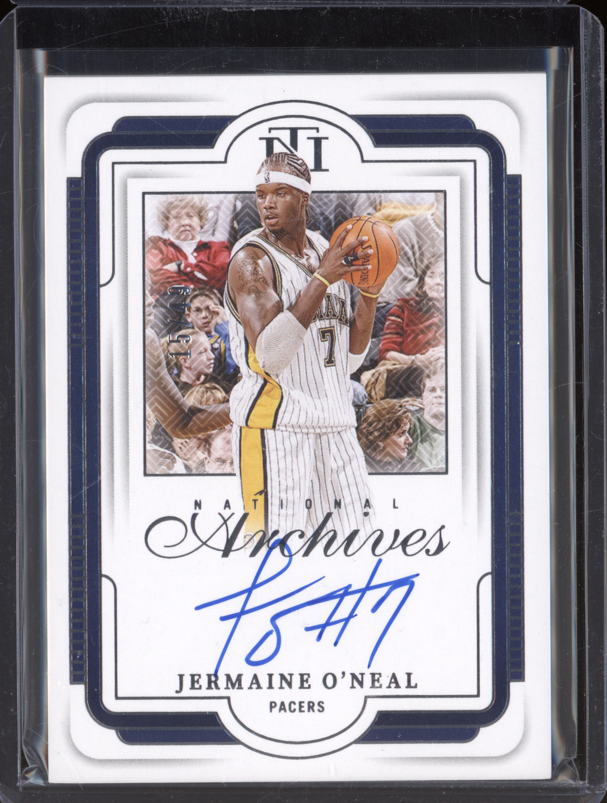 2024-25 National Treasures #15 Jermaine O'Neal Archives — front