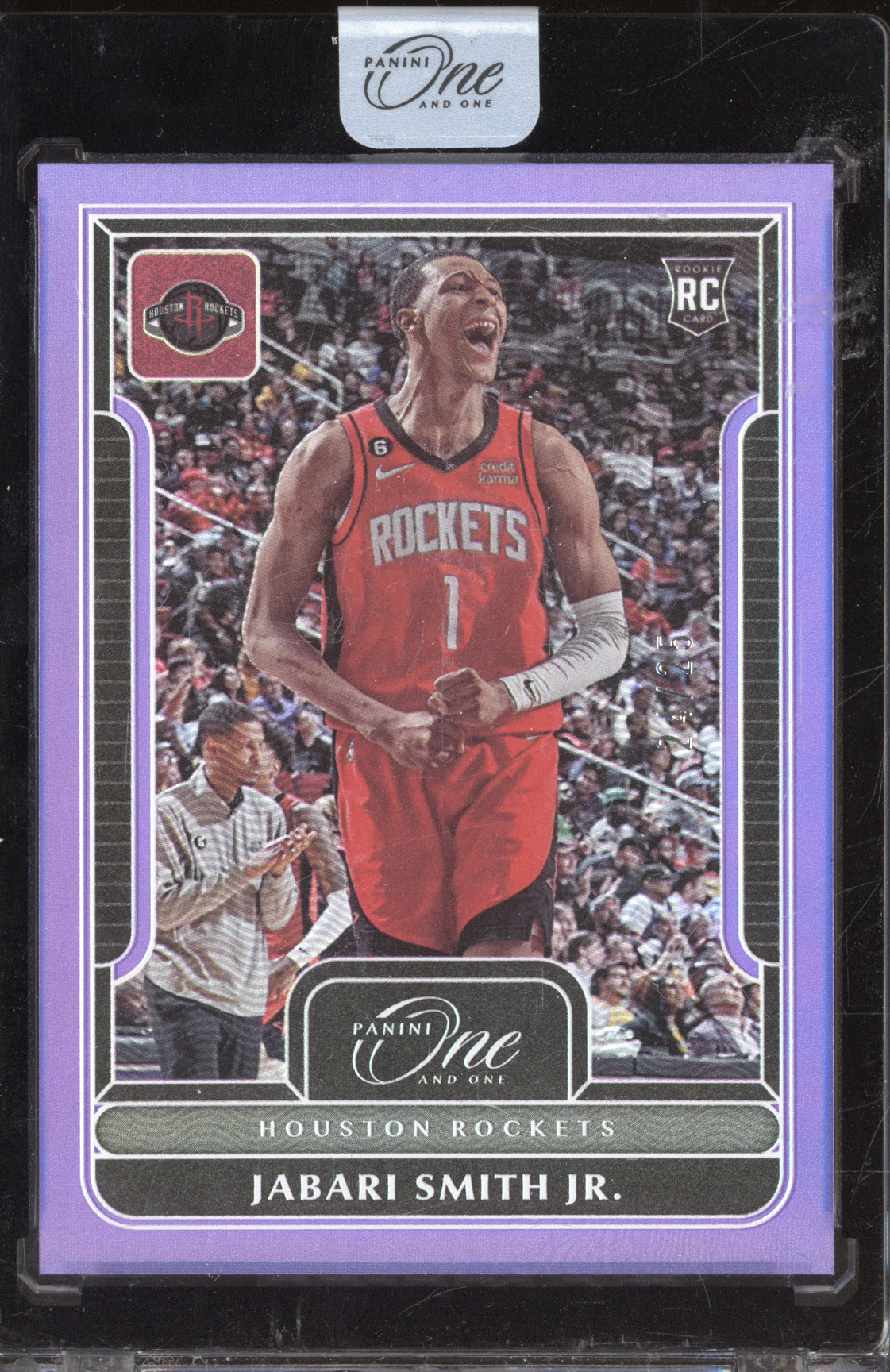 2022-23 Panini One and One Jabari Smith Jr. Rookie Card — front
