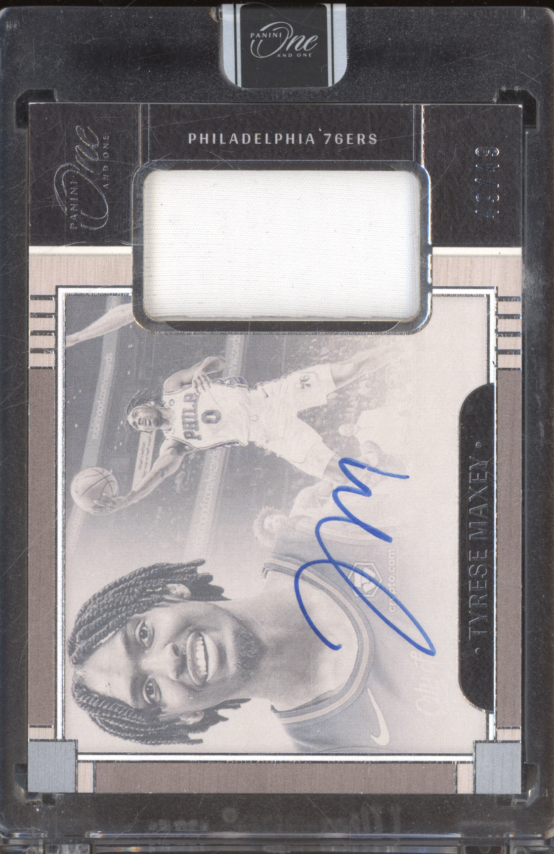 2023-24 Panini One and One #438 Tyrese Maxey — front