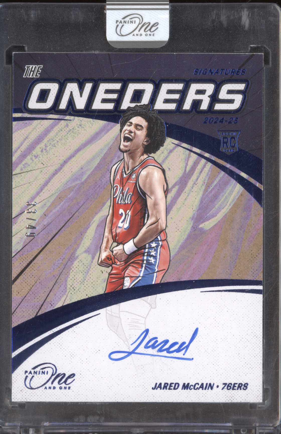 2024-25 Panini One and One The Oneders Signatures #TOS-MCC Jared McCain — front