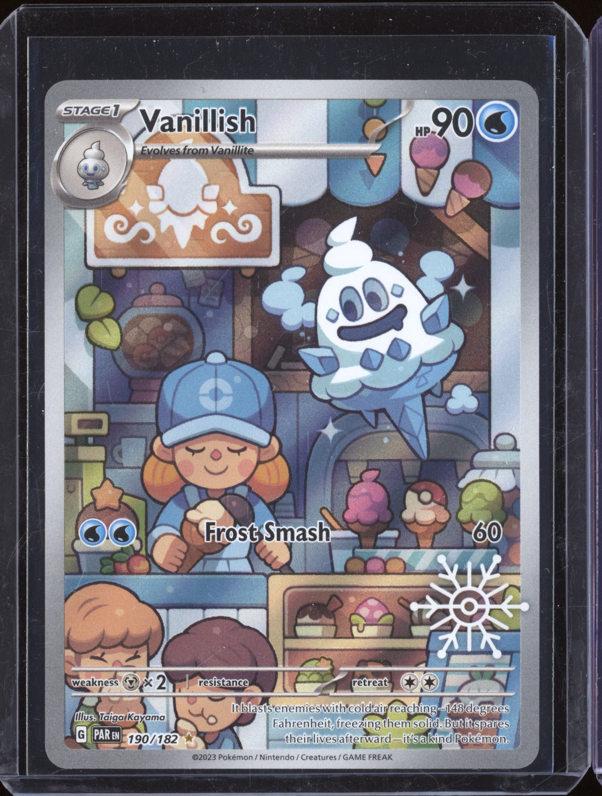 2025 Pokémon SV04: Paradox Rift #190 Vanillish — front