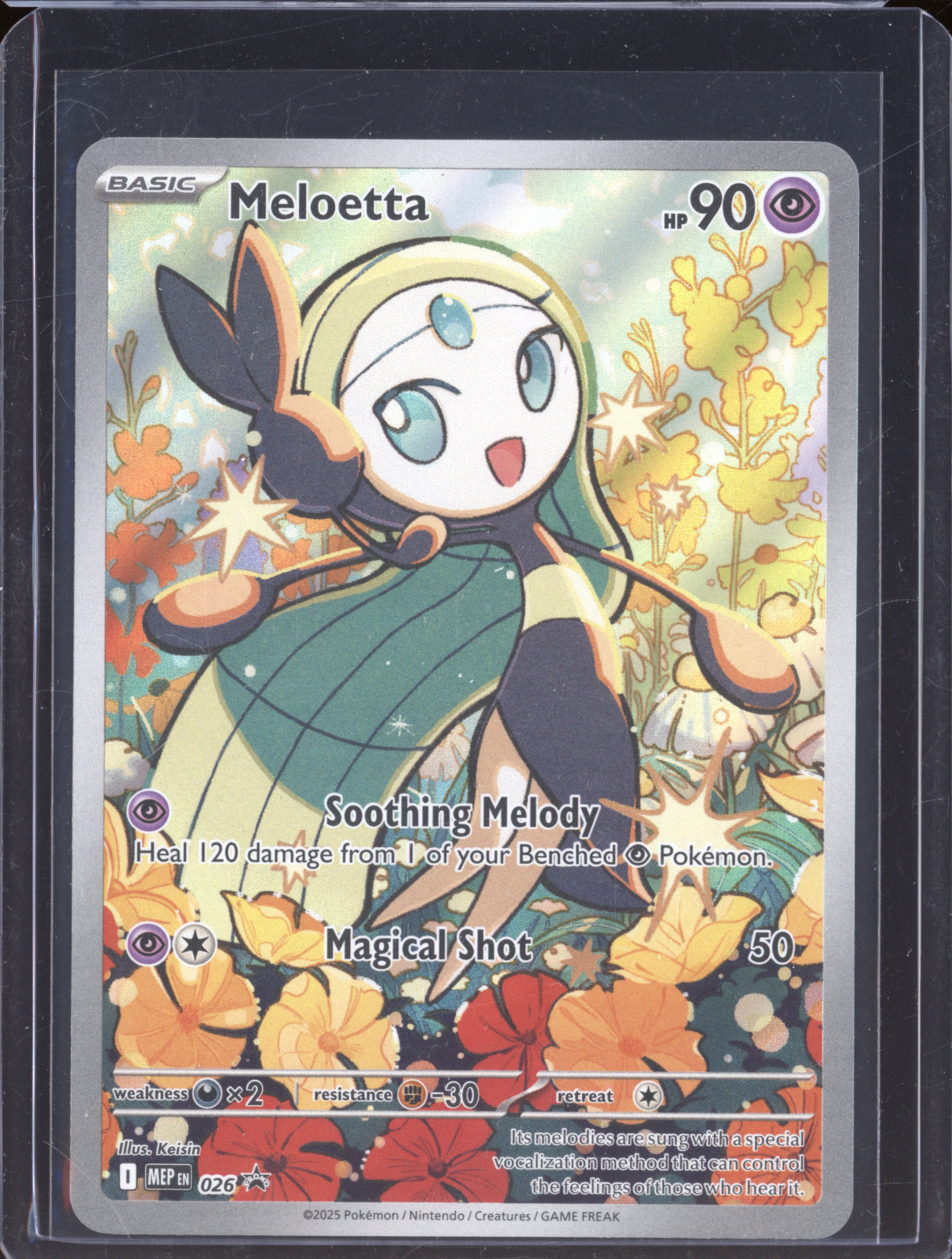 2025 Pokémon Promo #026 Meloetta — front