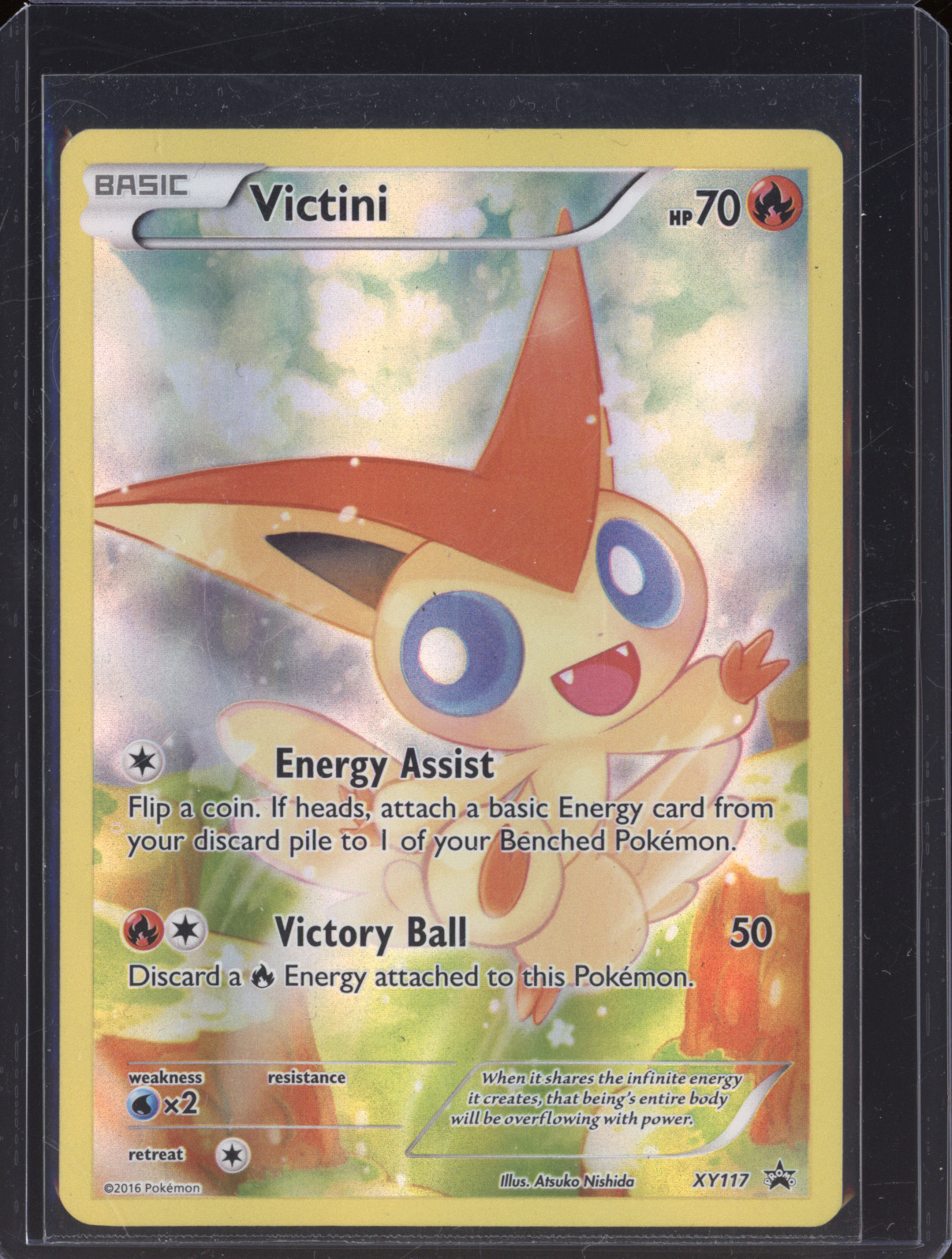 2016 Pokémon XY Promo #XY117 Victini — front