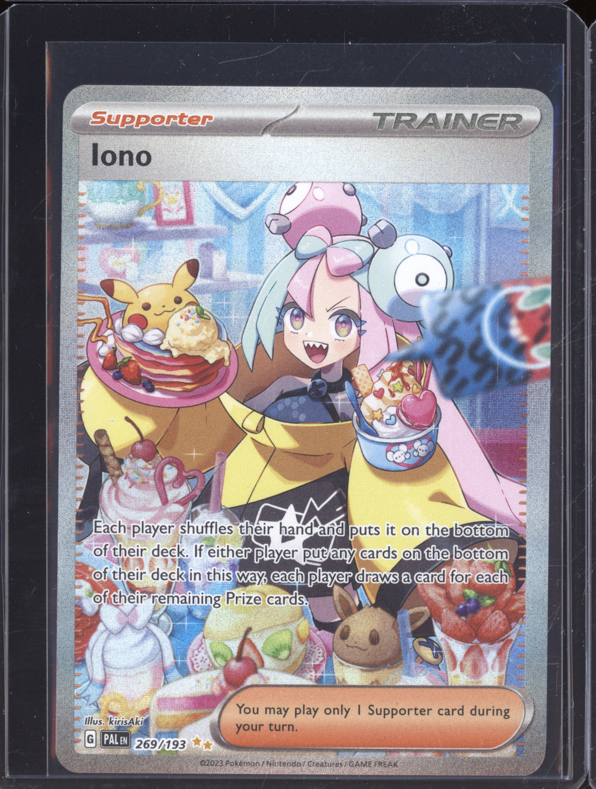 2023 Pokémon Paldea Evolved #269 Iono — front