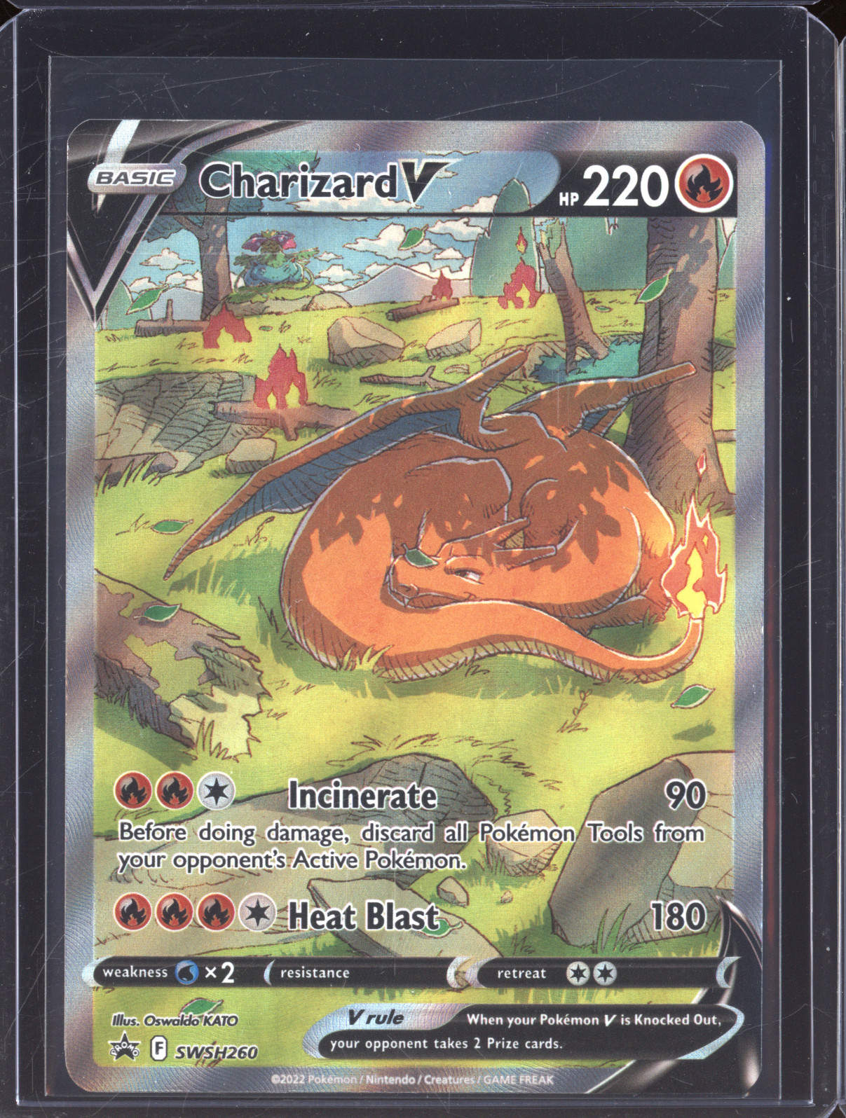 2022 Pokémon SWSH260 Charizard V — front