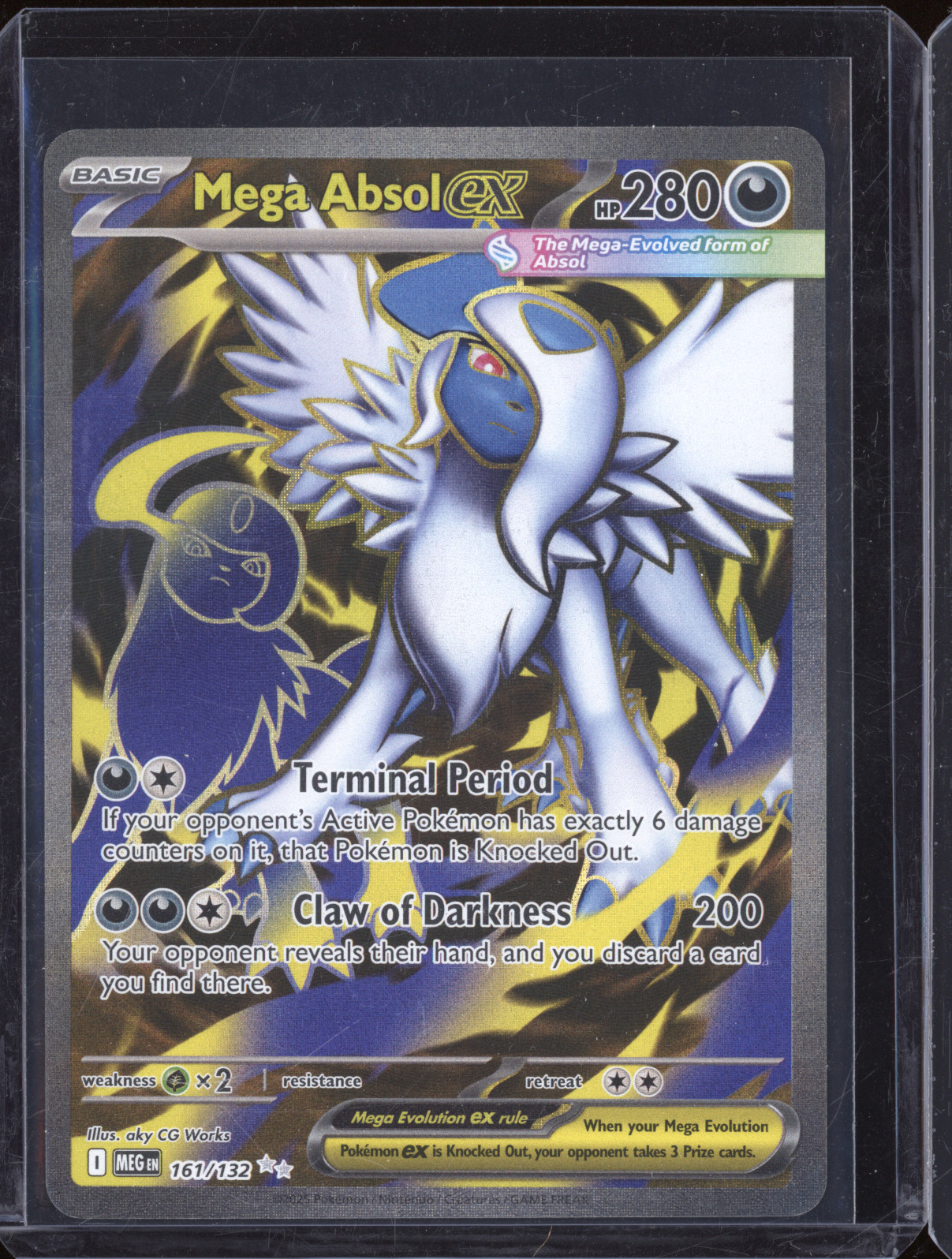 2025 Pokémon TCG Mega Evolution #161 Mega Absol ex — front