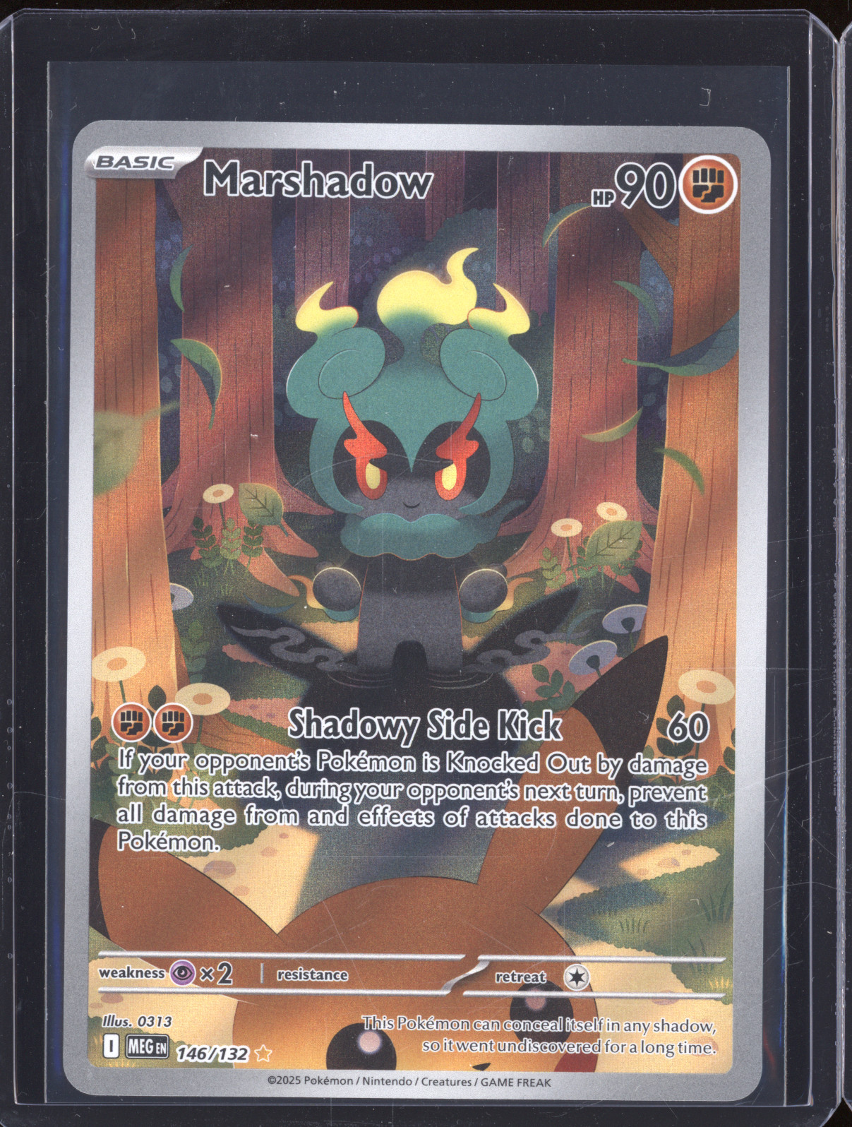 2025 Pokemon Mega Evolution #146 Marshadow Illustration Rare — front