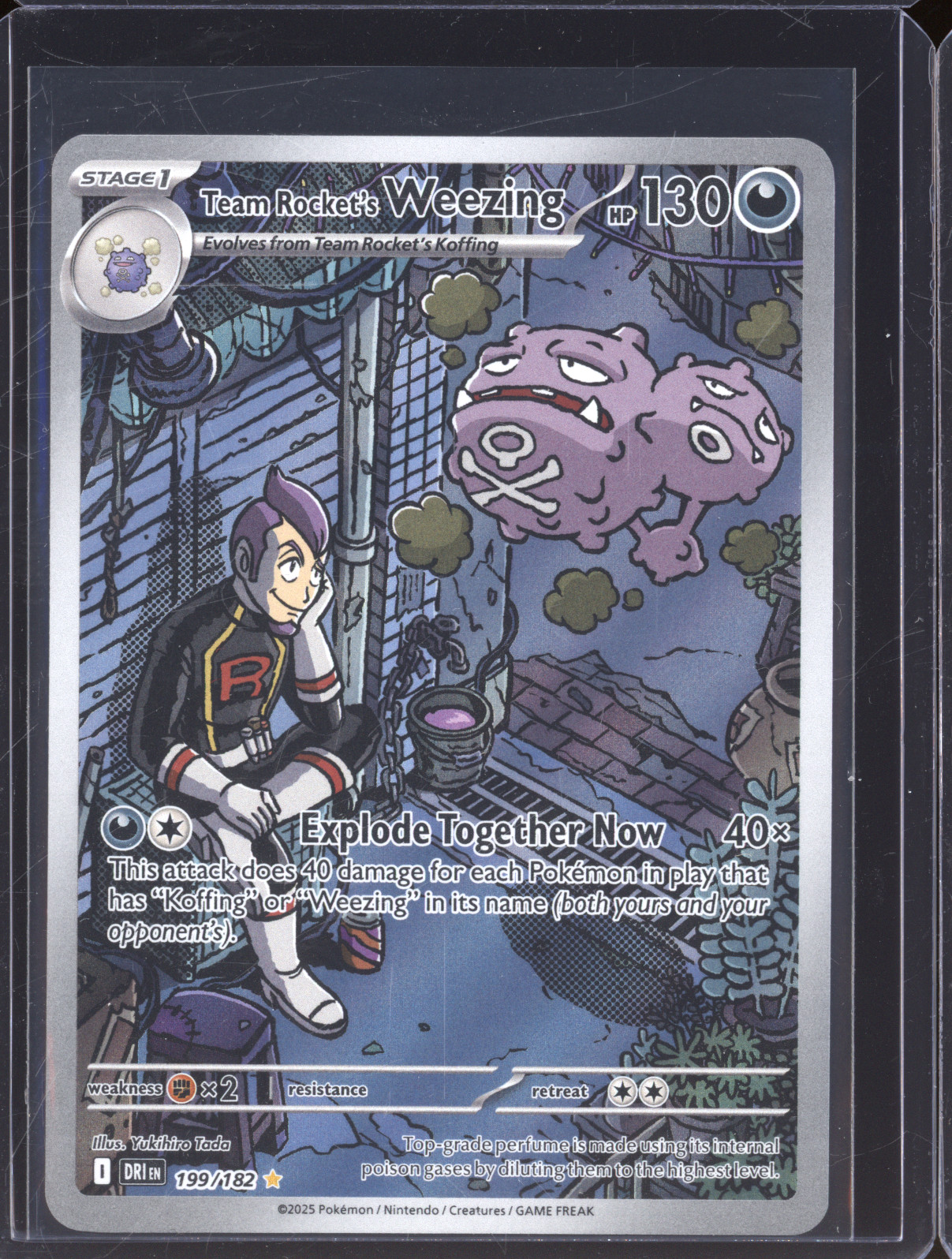 2025 Pokémon #199 Team Rocket's Weezing — front