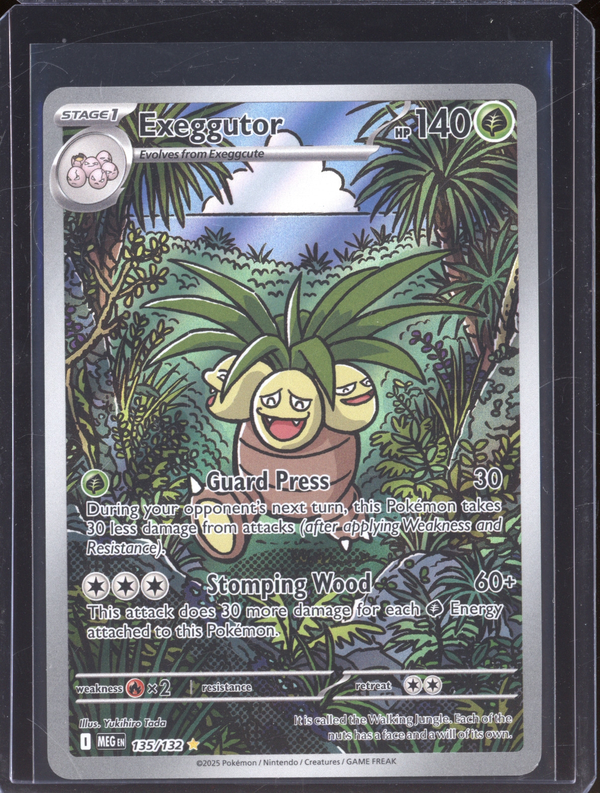 2025 Pokemon Mega Evolutions MEG #135 Exeggutor Illustration Rare — front