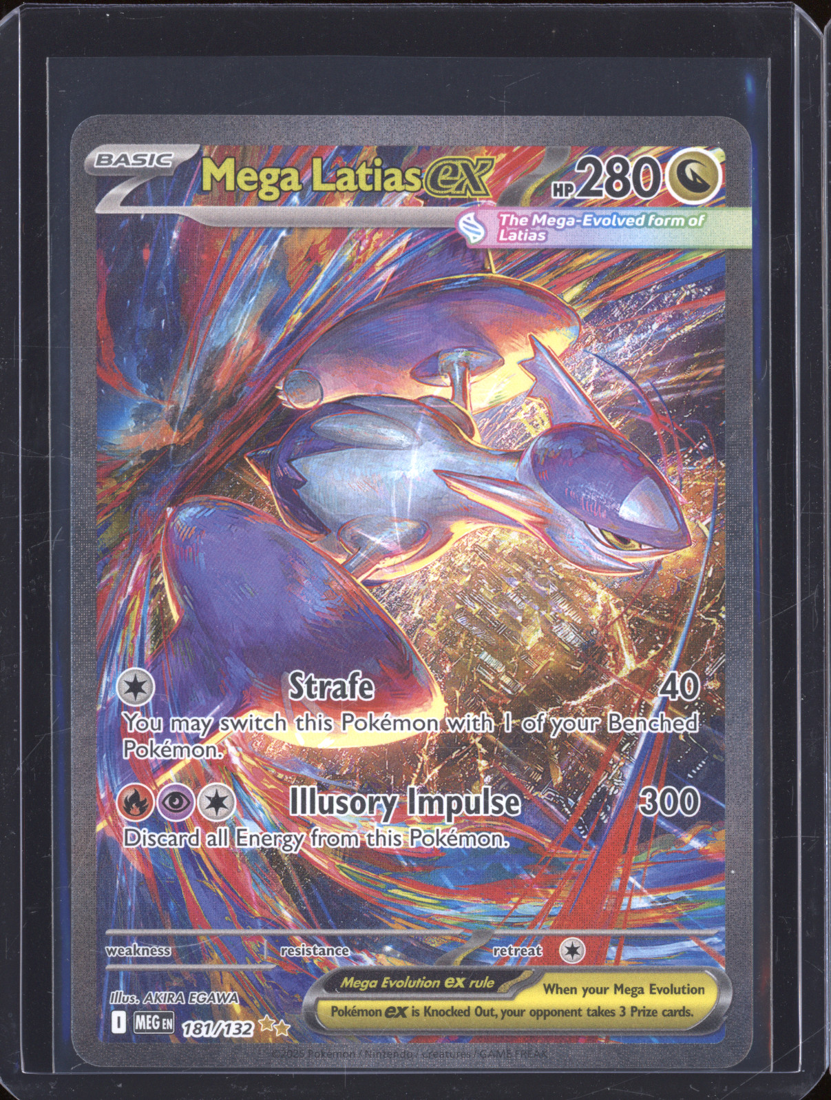 2025 Pokémon Mega Evolutions #181 Mega Latias ex — front