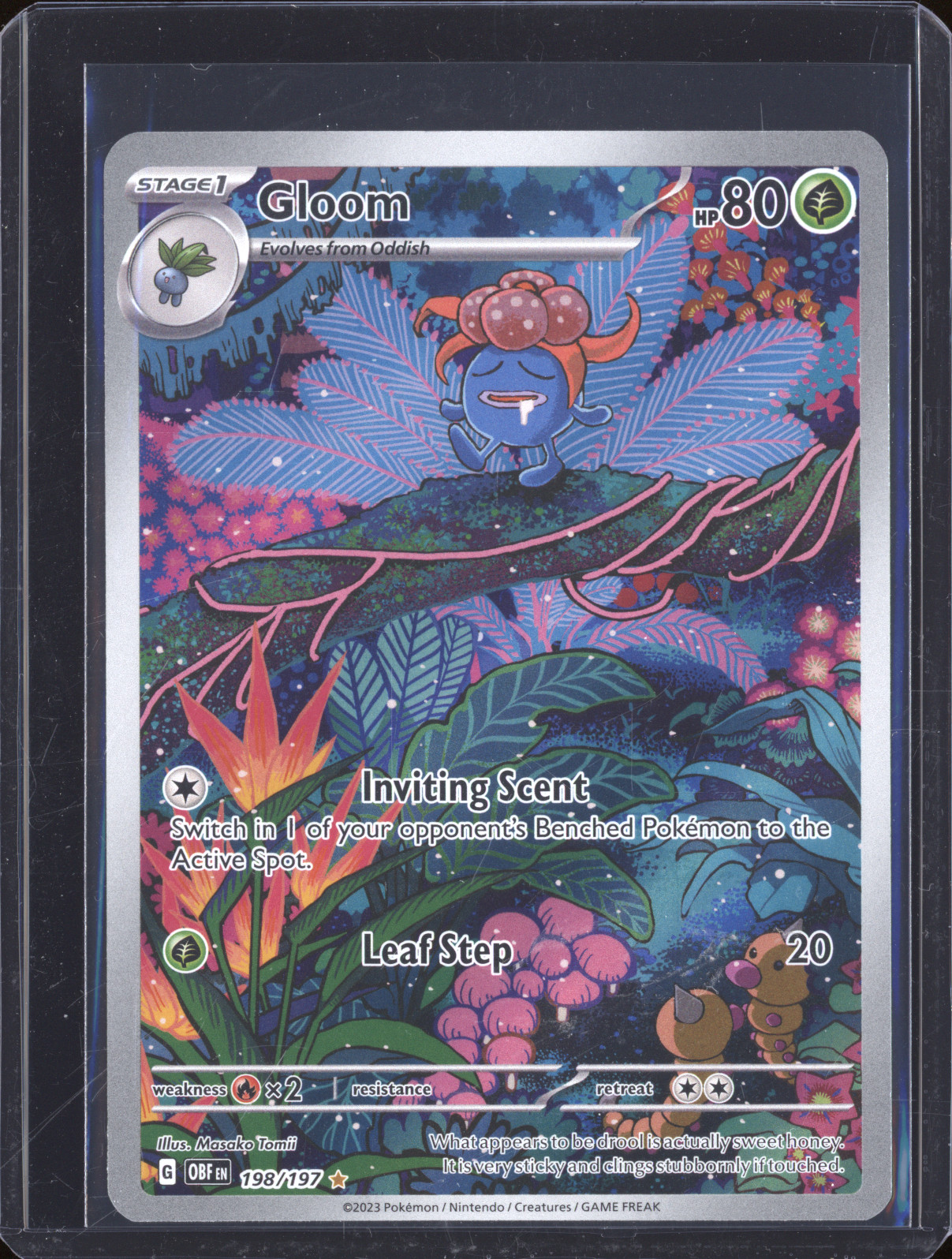 2023 Pokémon Obsidian Flames #198 Gloom — front