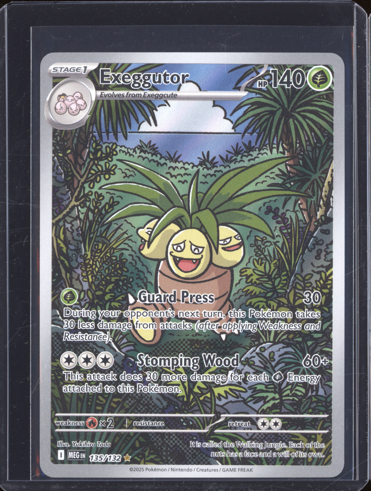 2025 Pokémon Mega Evolutions MEG #135 Exeggutor Illustration Rare — front
