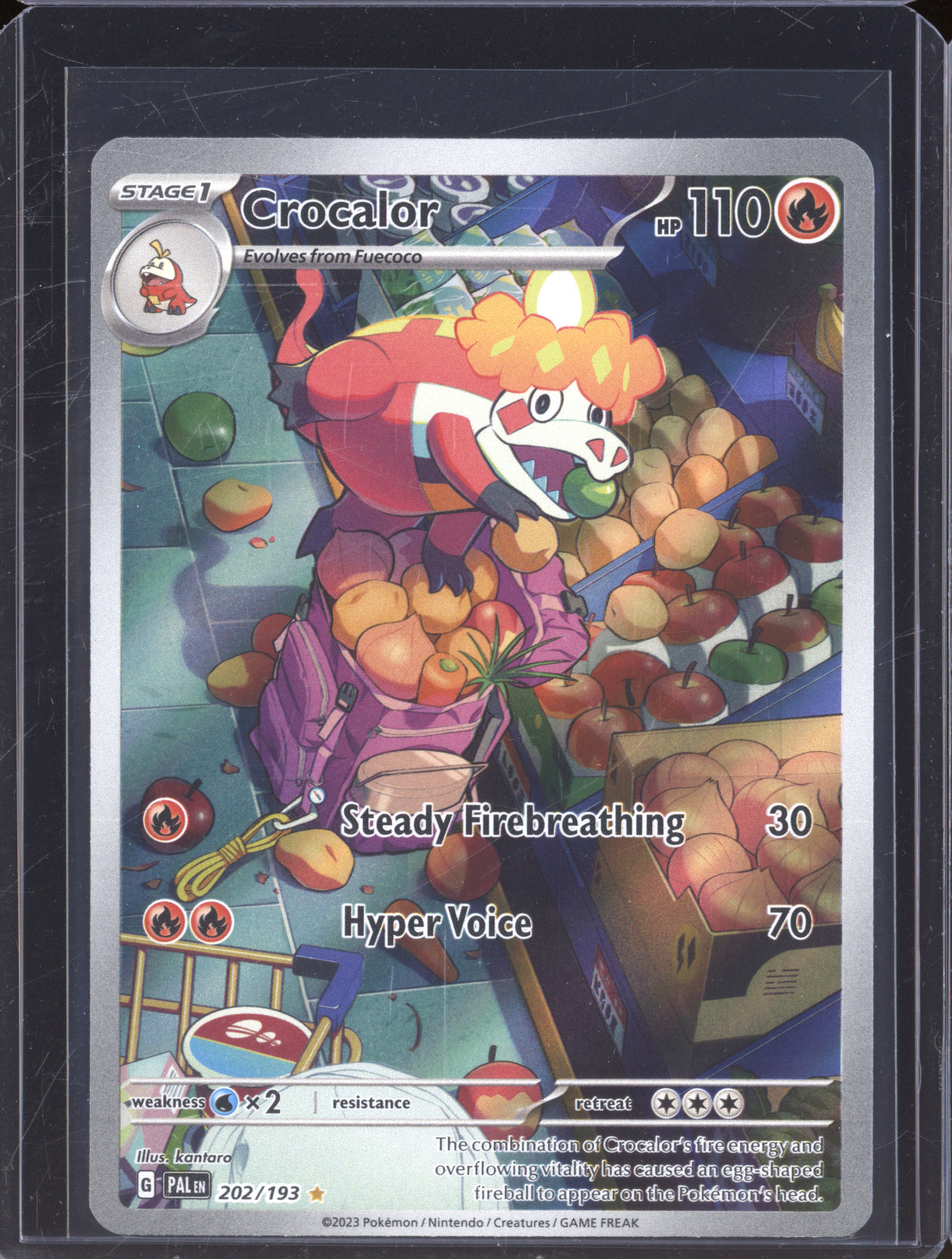 2023 Pokémon #202 Crocalor — front