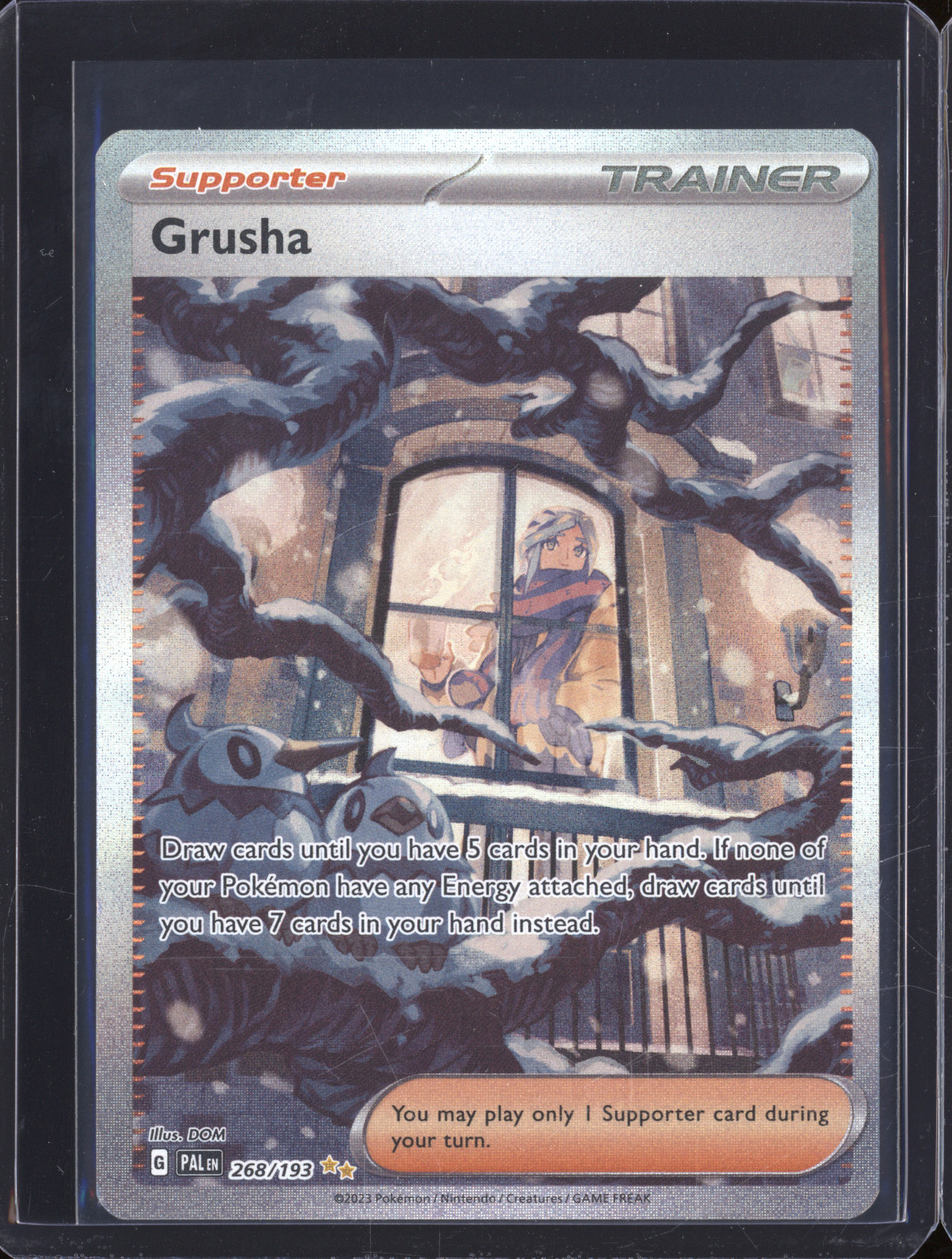2023 Pokemon Paldea Evolved #268 Grusha — front
