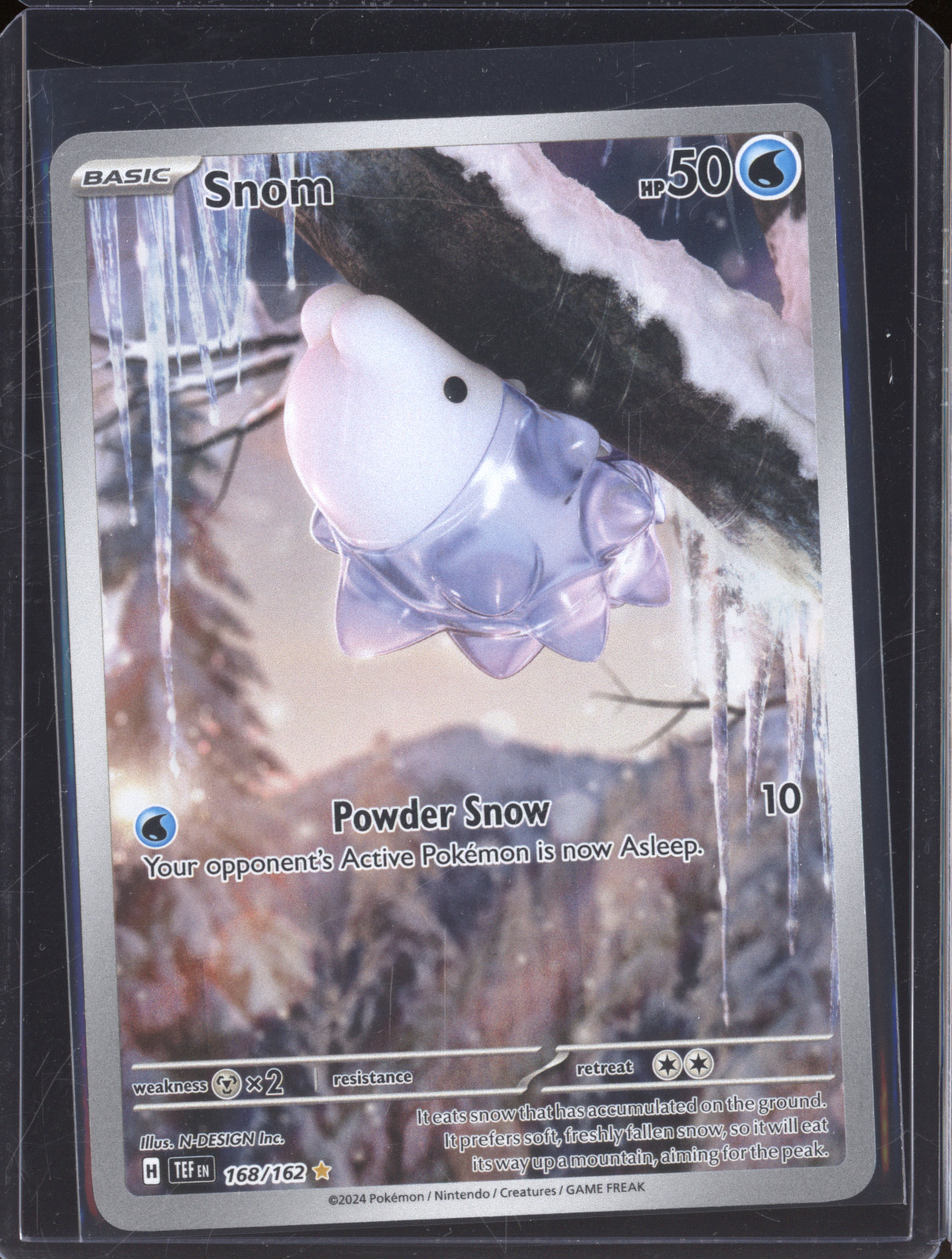 2024 Pokémon SV05: Temporal Forces #168 Snom — front