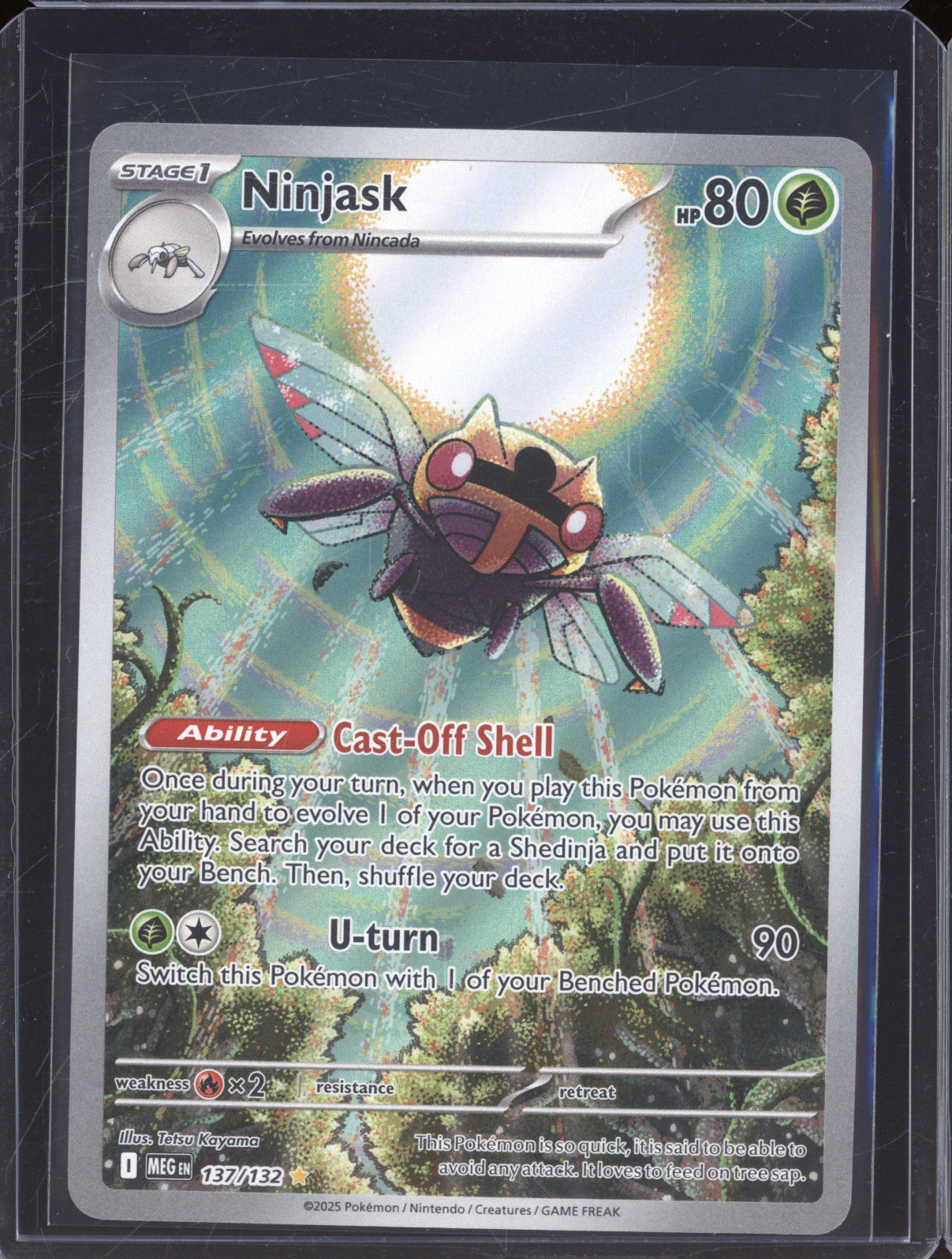 2025 Pokemon Mega Evolution #137/132 Ninjask — front