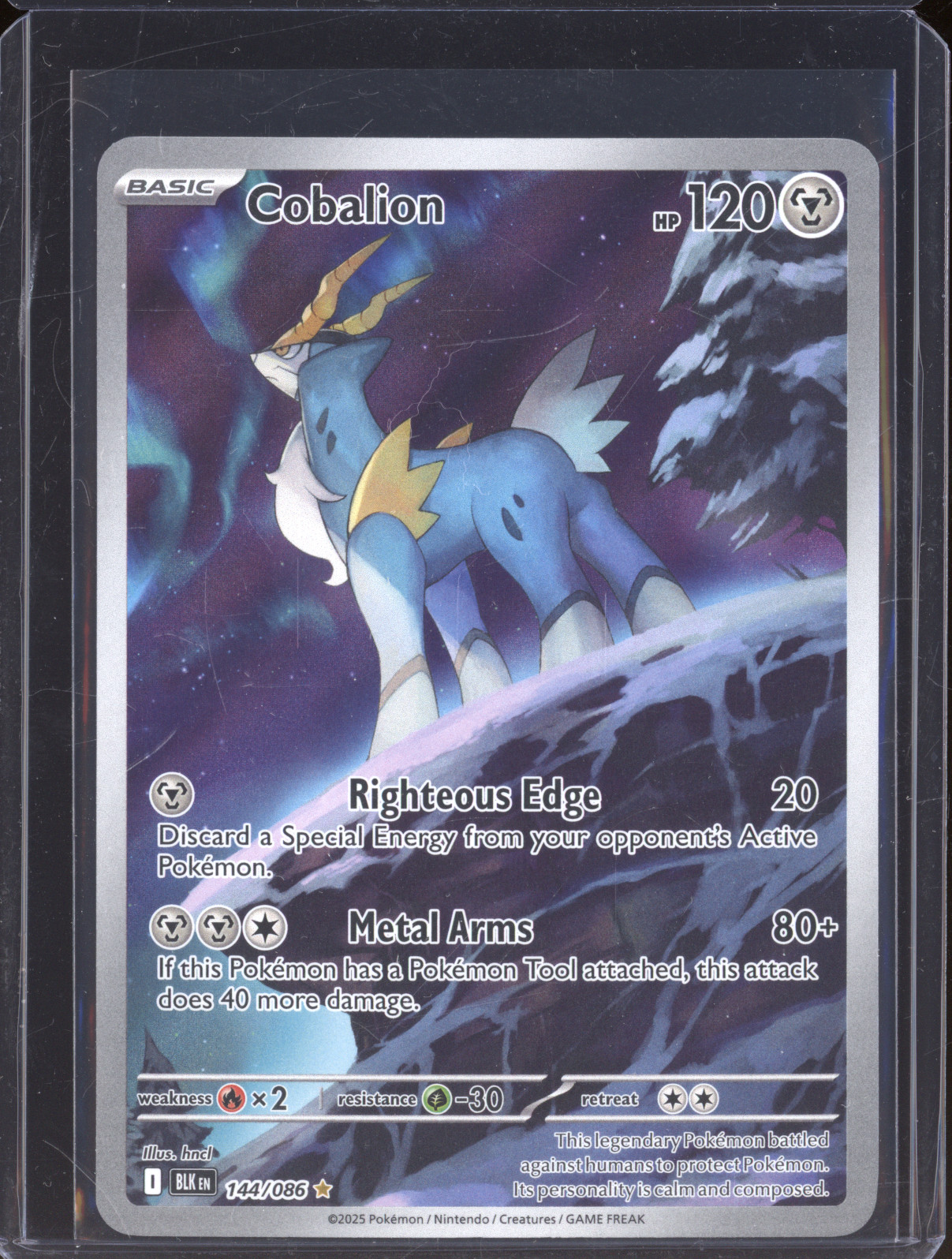 2025 Pokémon 144/086 Cobalion — front