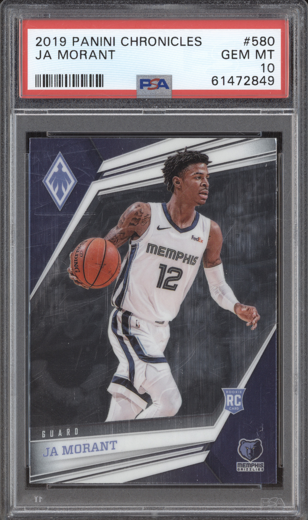 2019 Panini Chronicles #580 Ja Morant — front