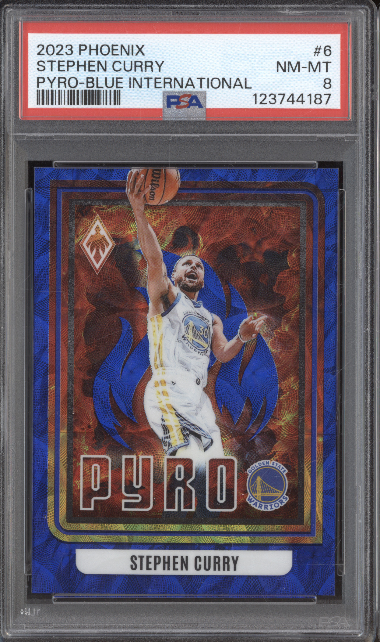 2023 Panini Phoenix Pyro #6 Stephen Curry — front