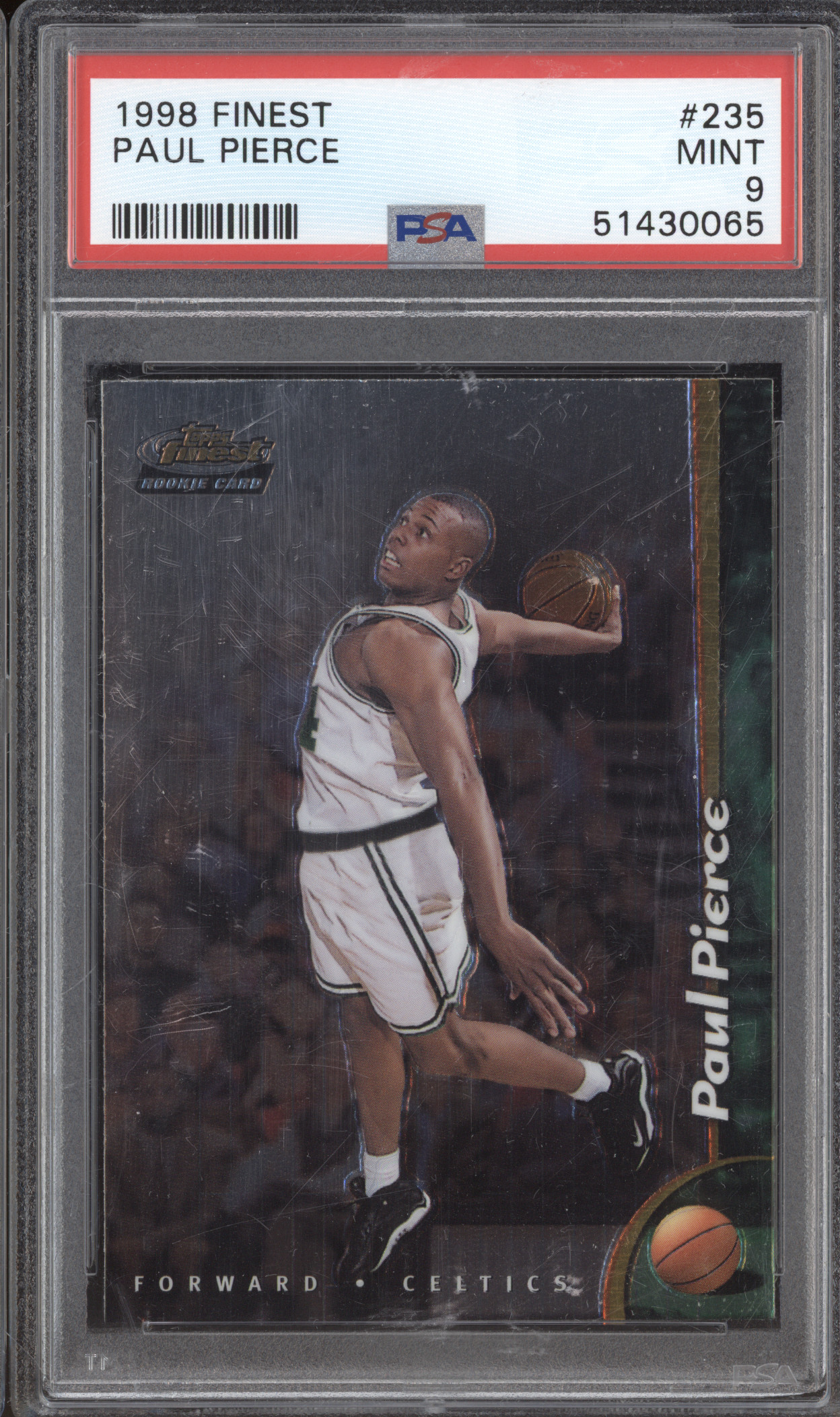 1998 Topps Finest #235 Paul Pierce — front