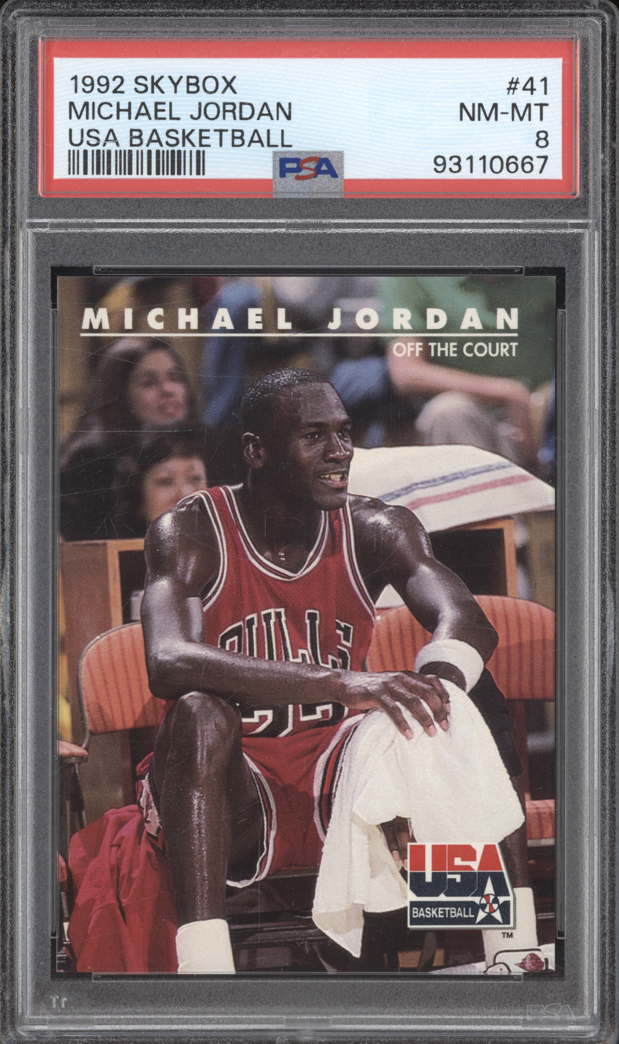1992 Skybox #41 Michael Jordan USA Basketball — front