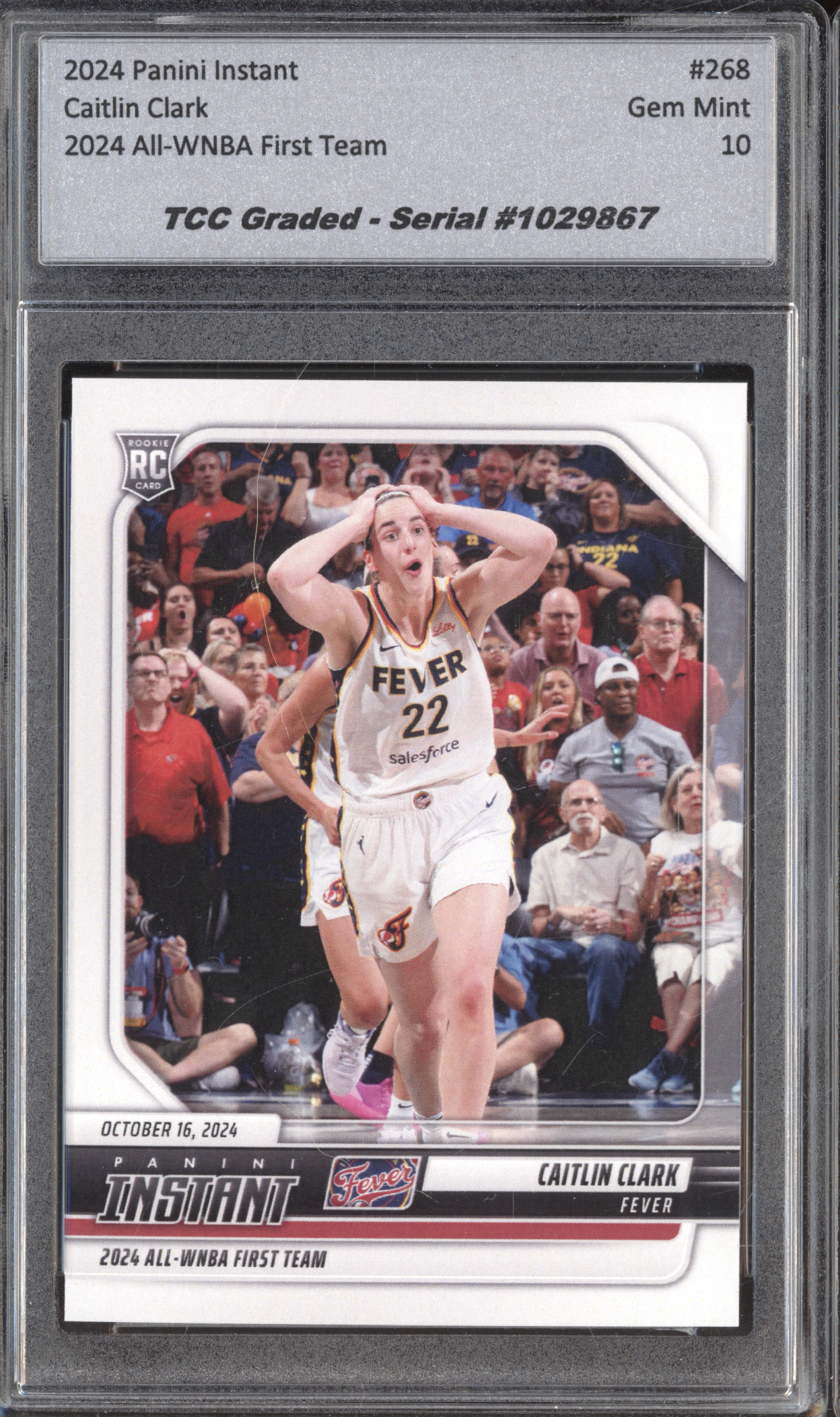 2024 Panini Instant #268 Caitlin Clark — front