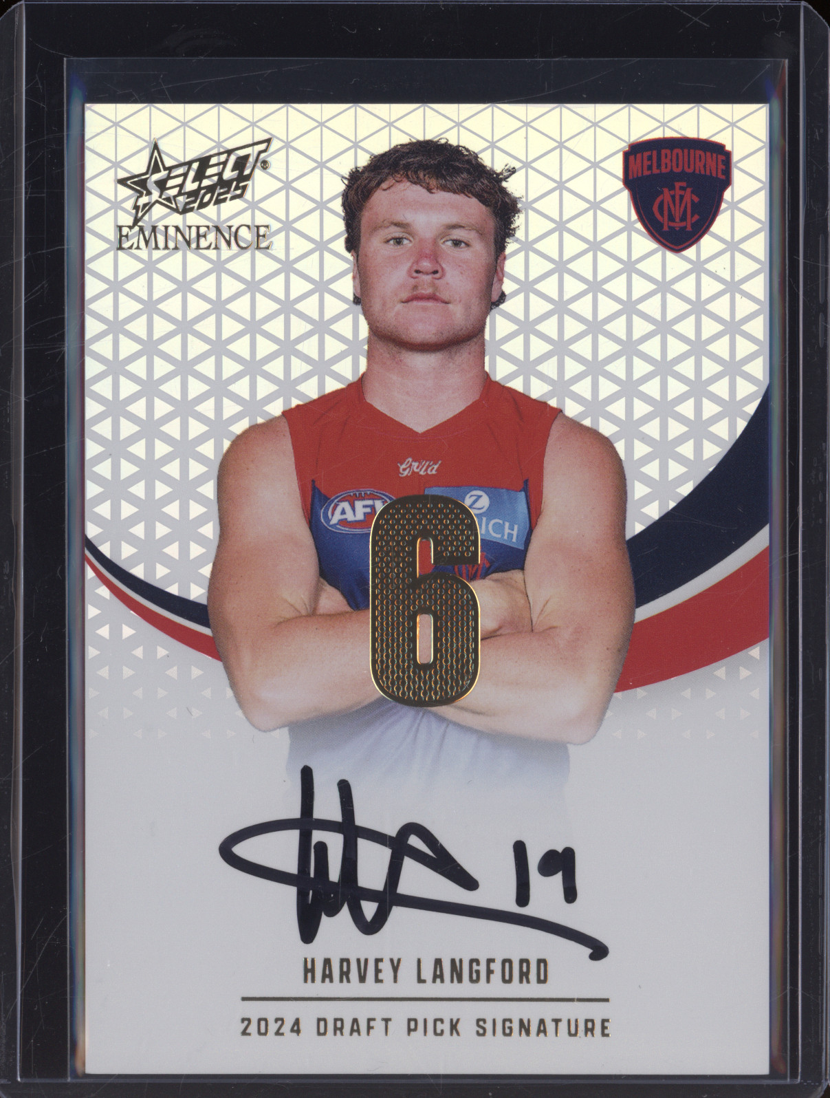 2024 Select AFL Eminence #6 Harvey Langford — front