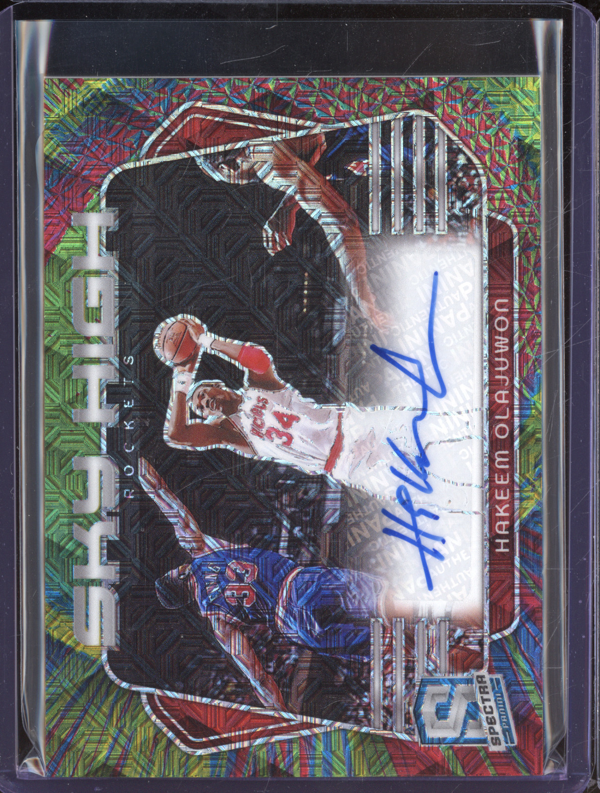 2023-24 Panini Spectra Sky High #SH-OL Hakeem Olajuwon — front