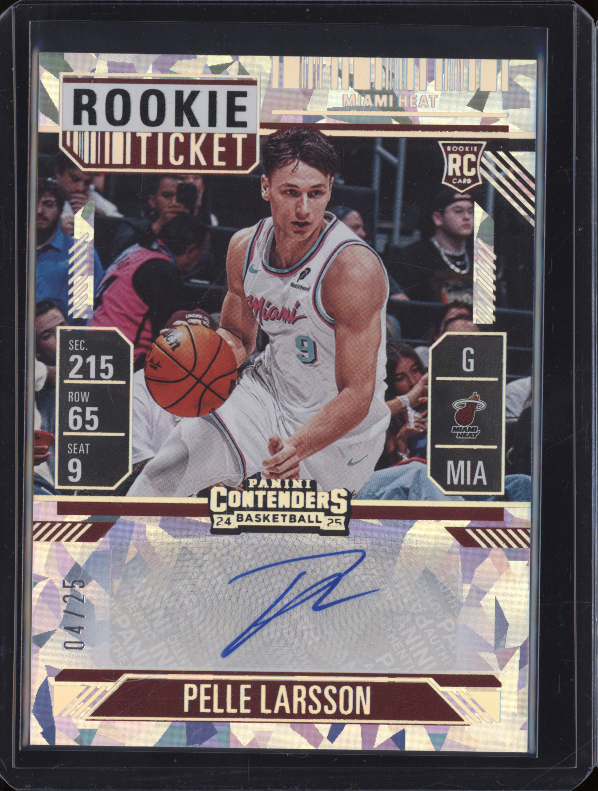 2024-25 Panini Contenders Rookie Ticket #RST-PEL Pelle Larsson — front