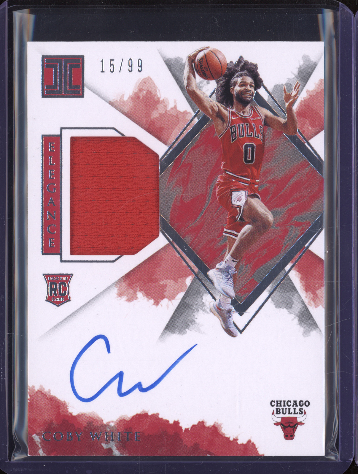 2019-20 Panini Impeccable Elegance #155 Coby White — front